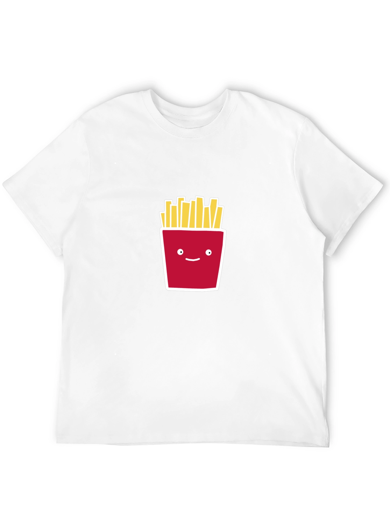 French Fries Graphic Tee - Unisex Black T-Shirt
