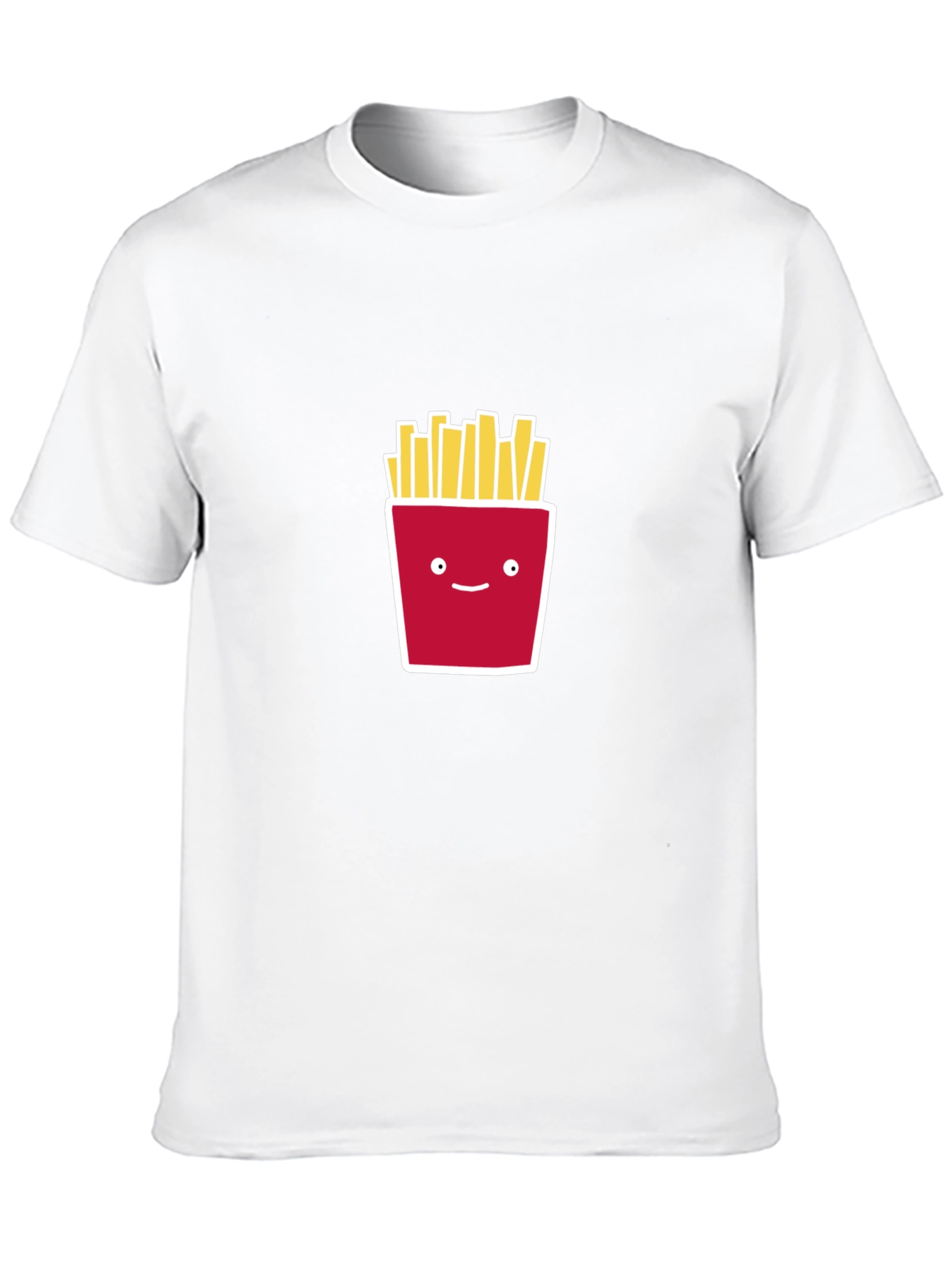 French Fries Graphic Tee - Unisex Black T-Shirt