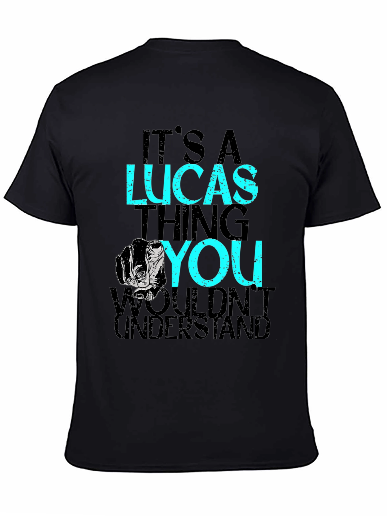 Its A Lucas Thing T-Shirt - Black