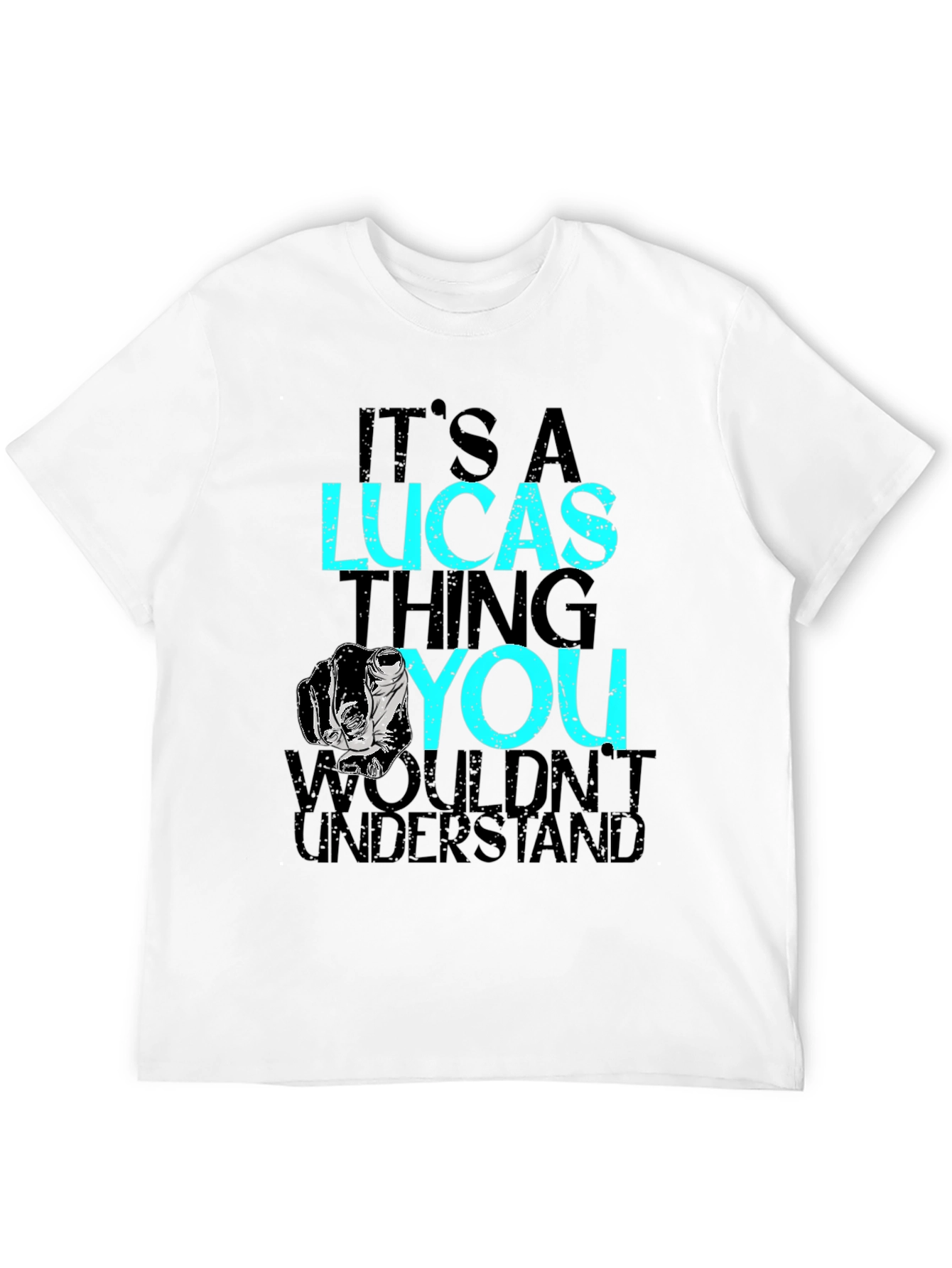 Its A Lucas Thing T-Shirt - Black