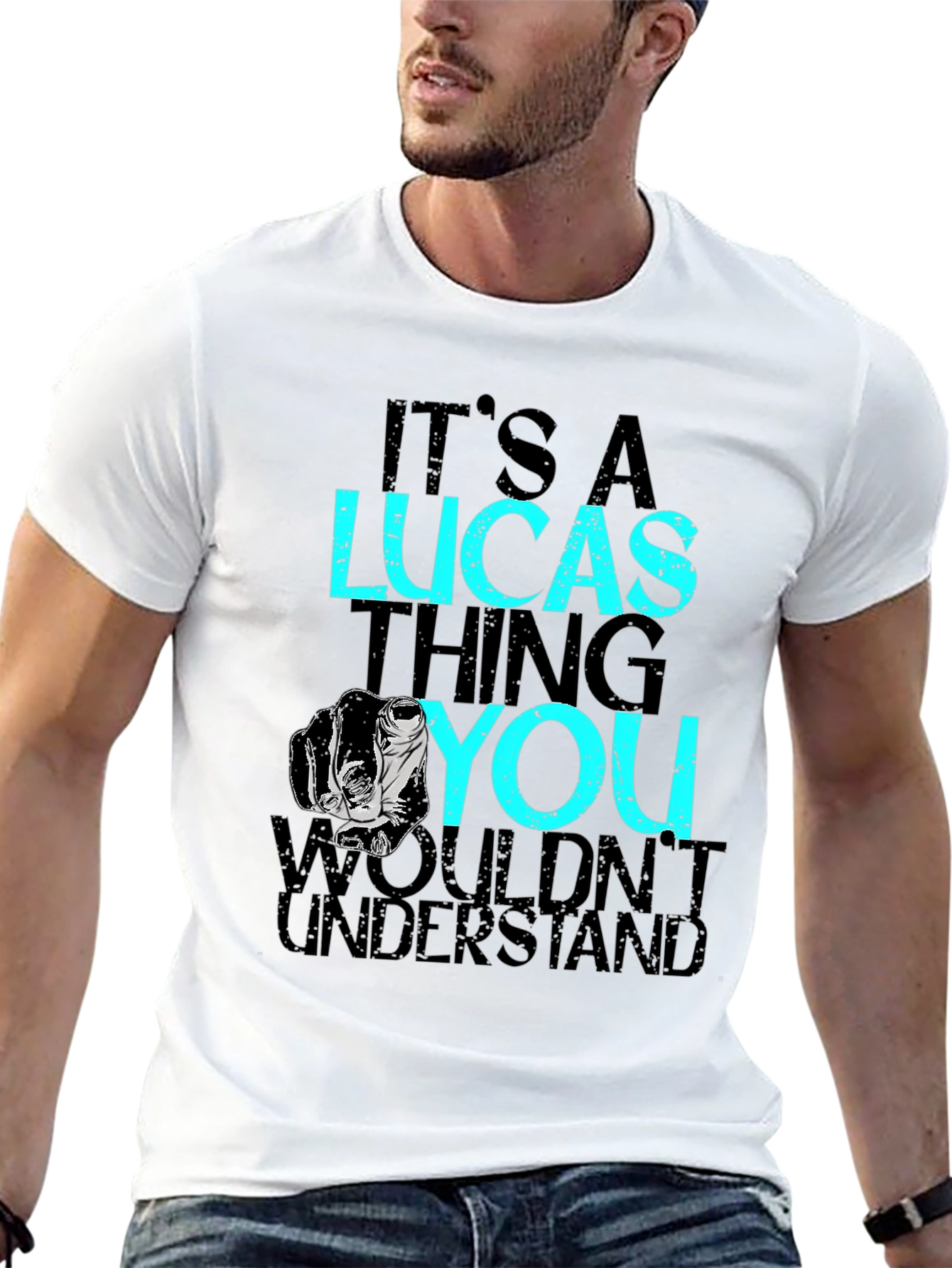 Its A Lucas Thing T-Shirt - Black