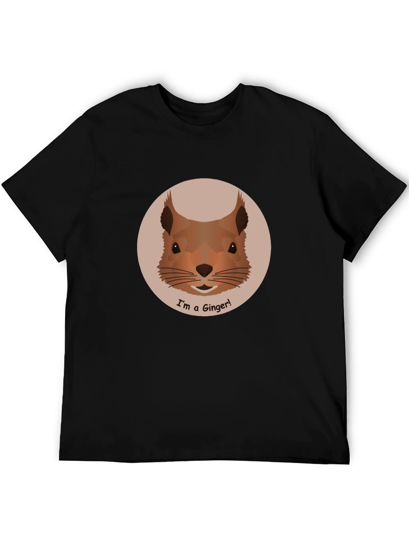 Ginger Squirrel Graphic Tee - Cute Animal T-Shirt