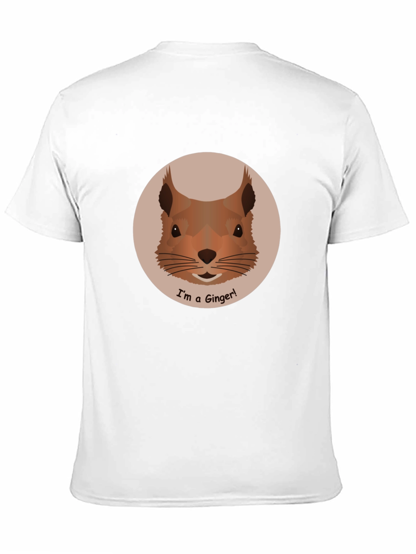 Ginger Squirrel Graphic Tee - Cute Animal T-Shirt