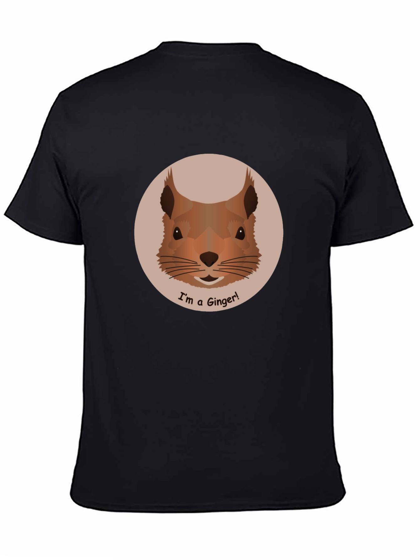 Ginger Squirrel Graphic Tee - Cute Animal T-Shirt
