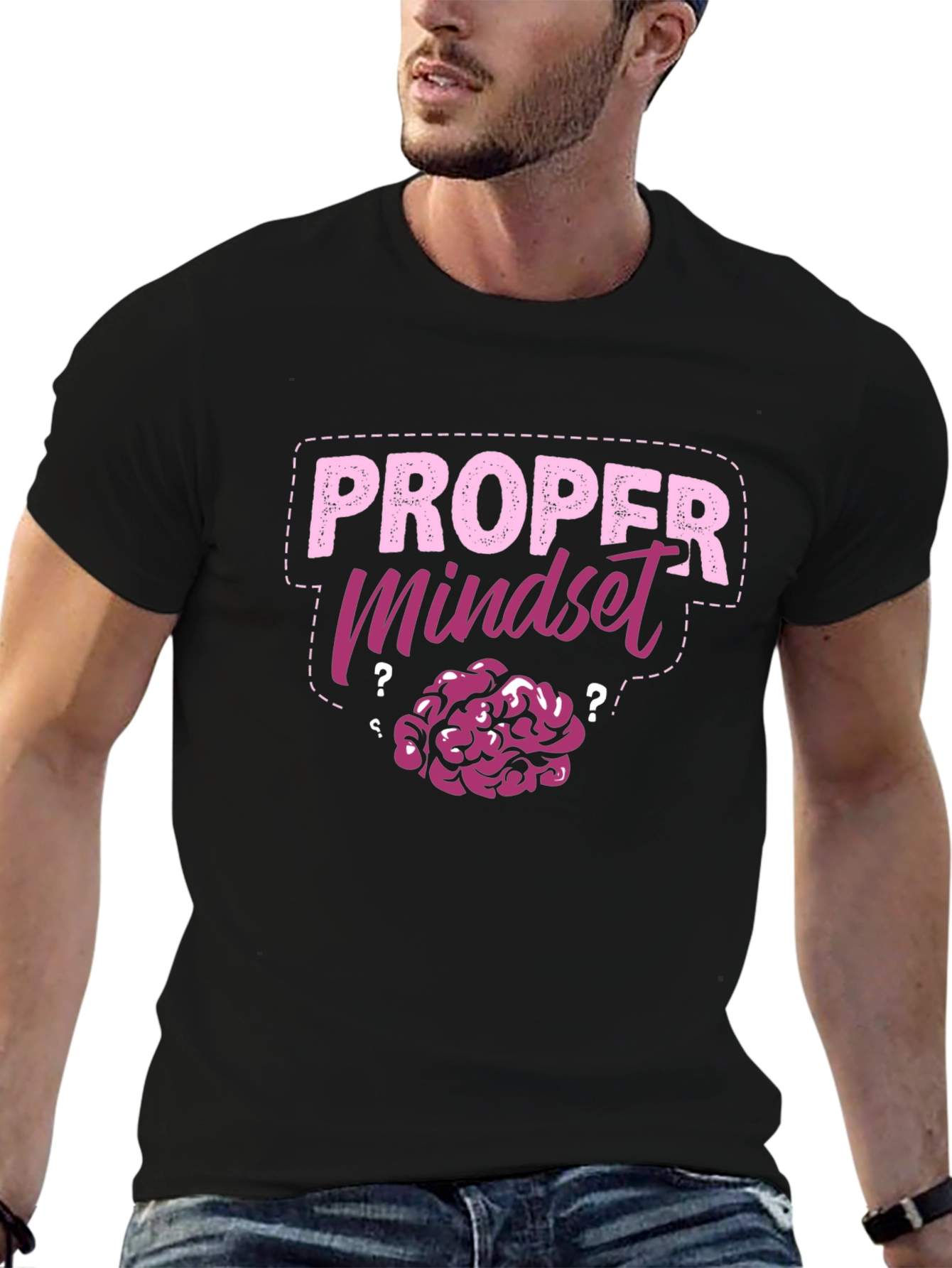 Proper Mindset Brain T-Shirt