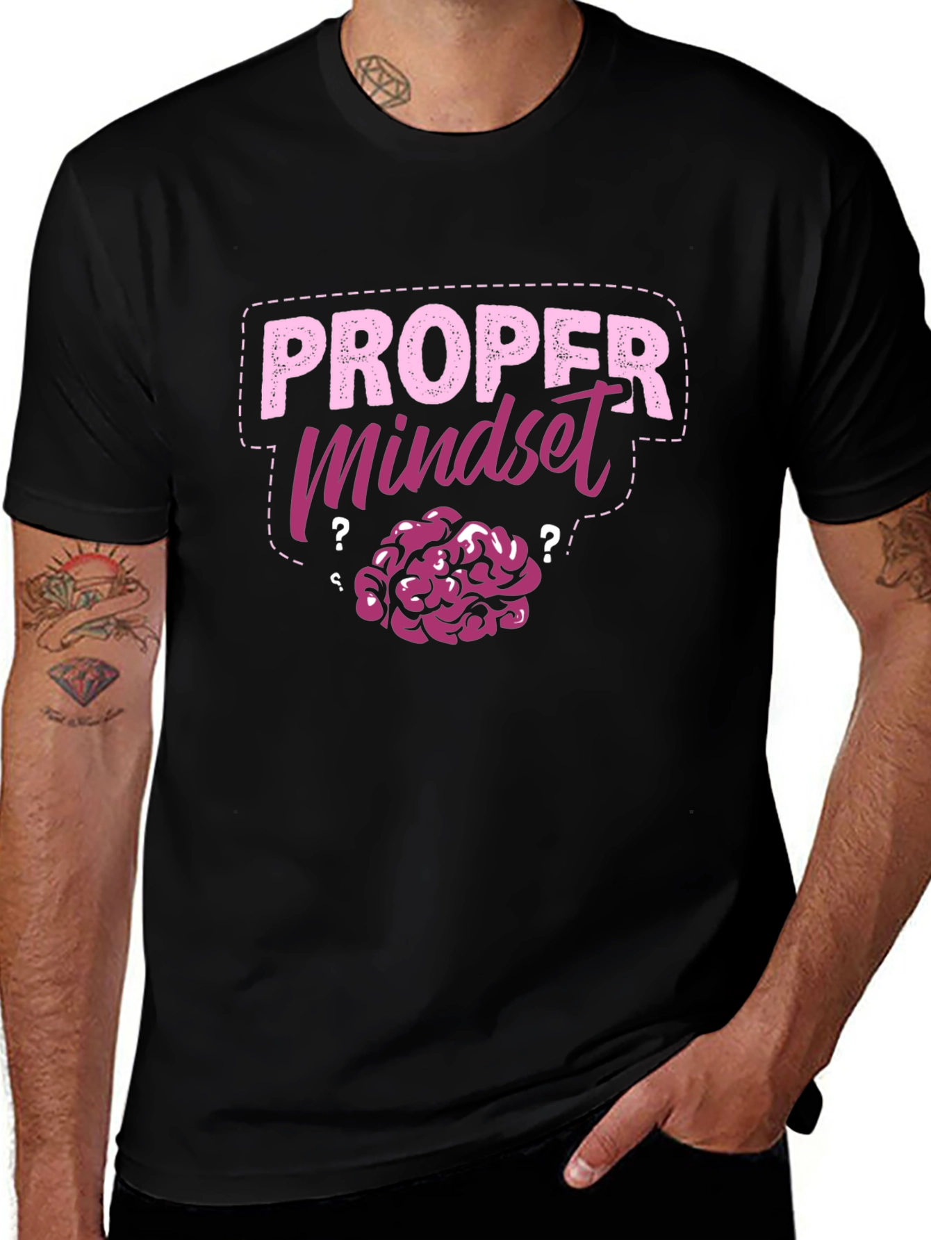 Proper Mindset Brain T-Shirt