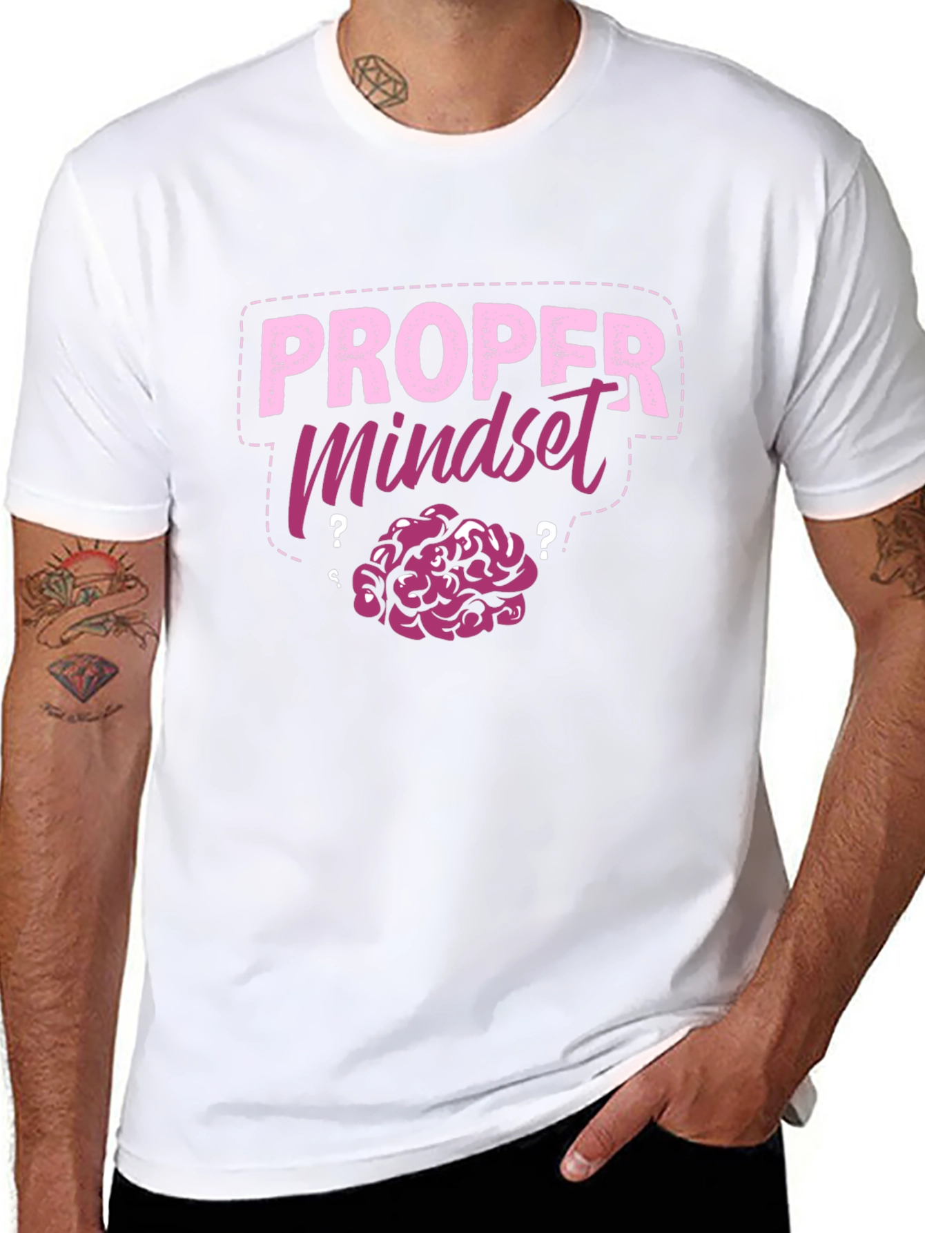 Proper Mindset Brain T-Shirt