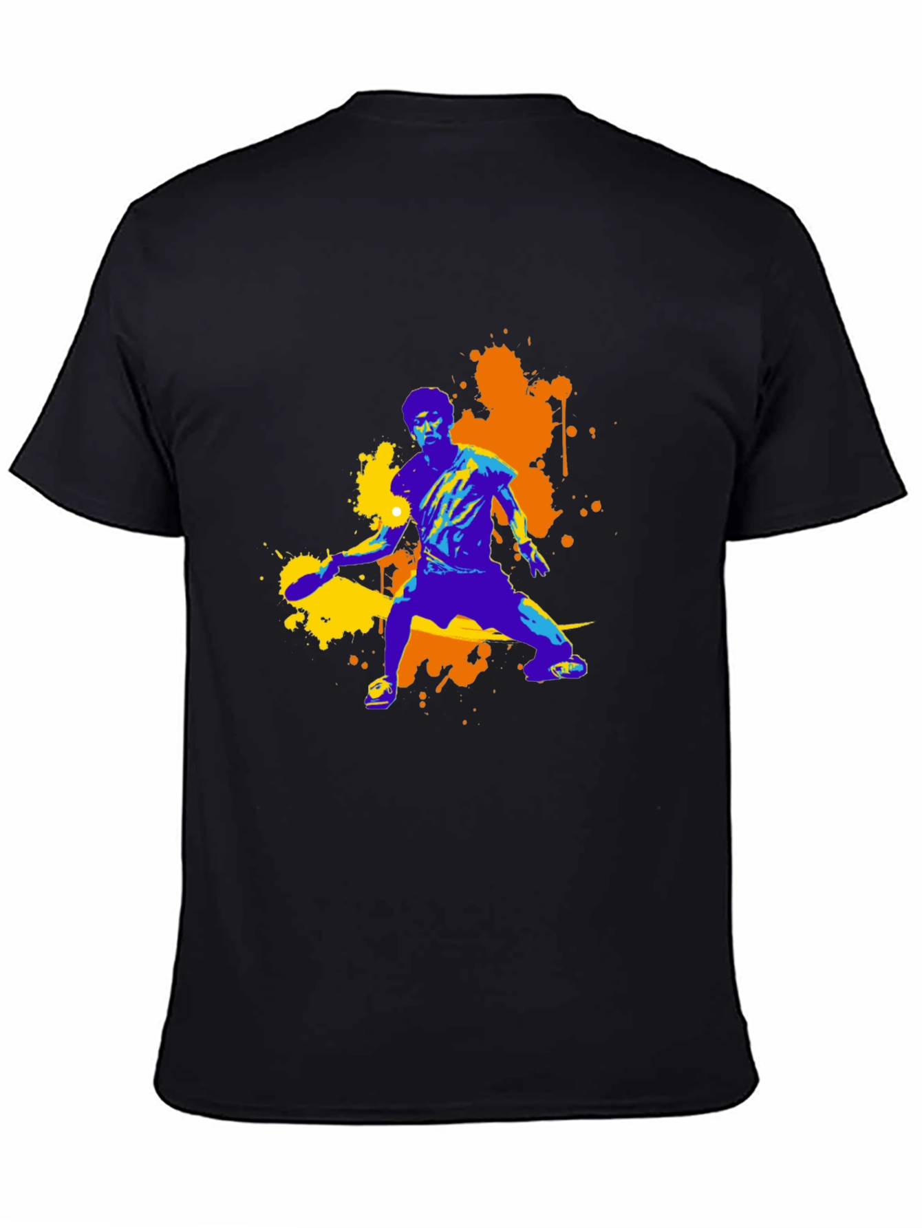 Vibrant Table Tennis Graphic Tee