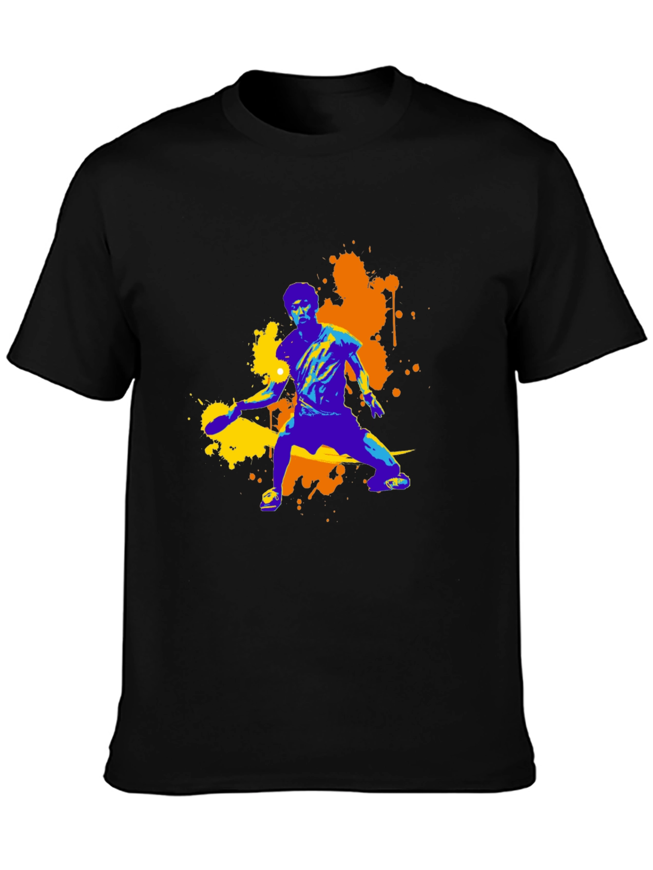 Vibrant Table Tennis Graphic Tee