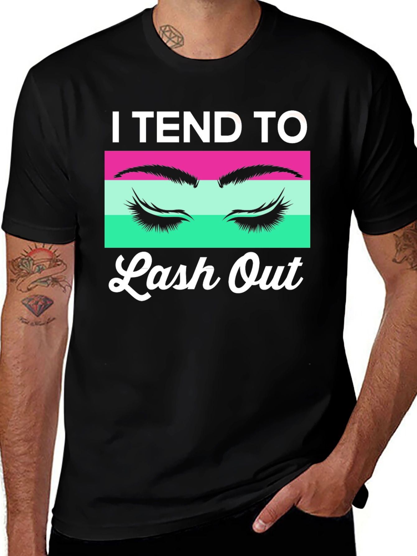 I Tend To Lash Out Graphic Tee