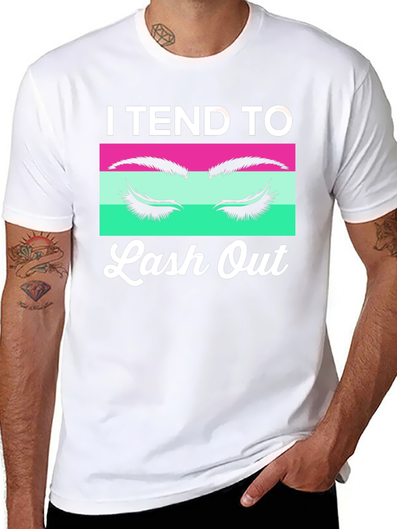 I Tend To Lash Out Graphic Tee