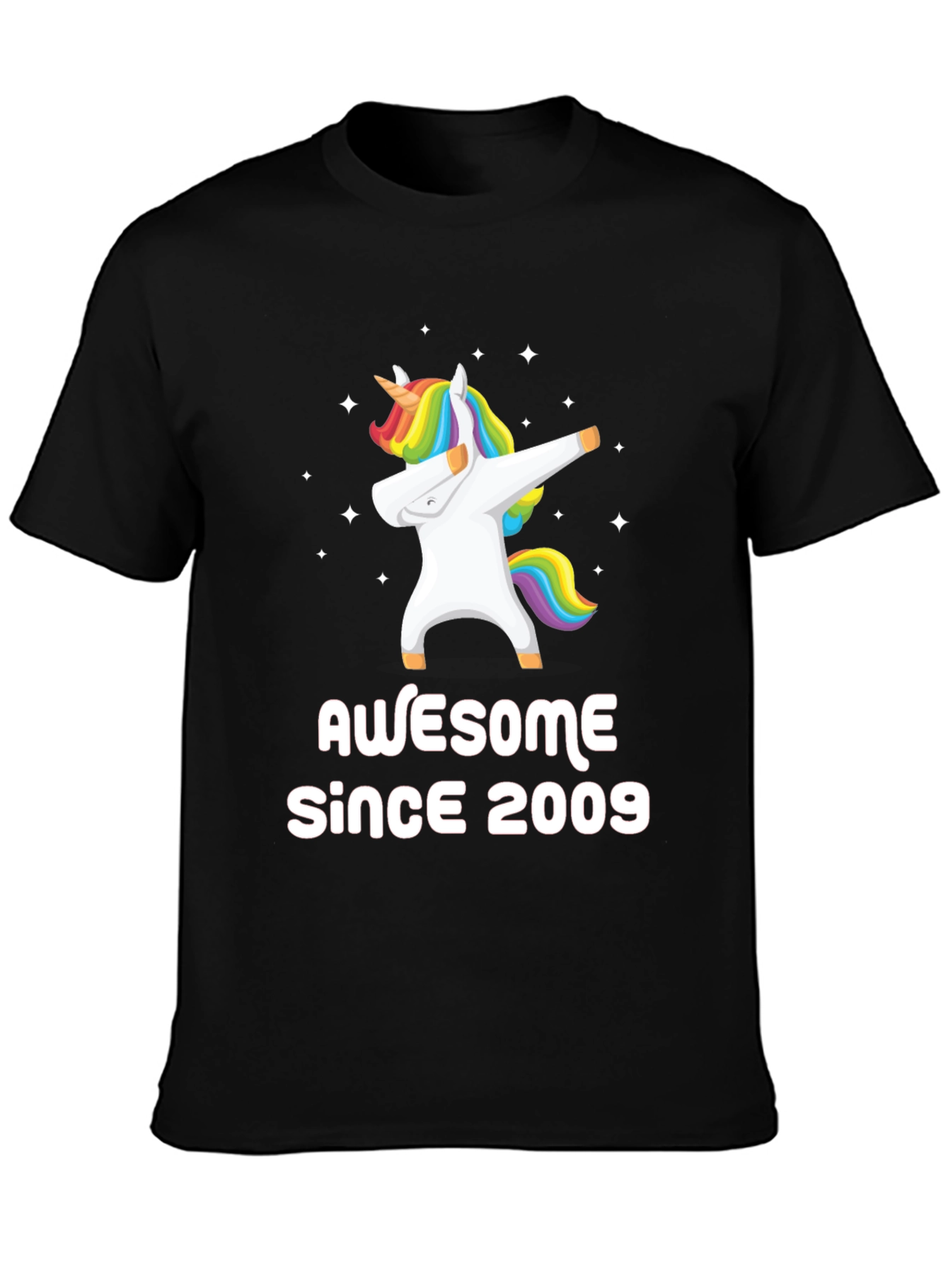 Awesome Since 2009 Unicorn Dabbing T-Shirt