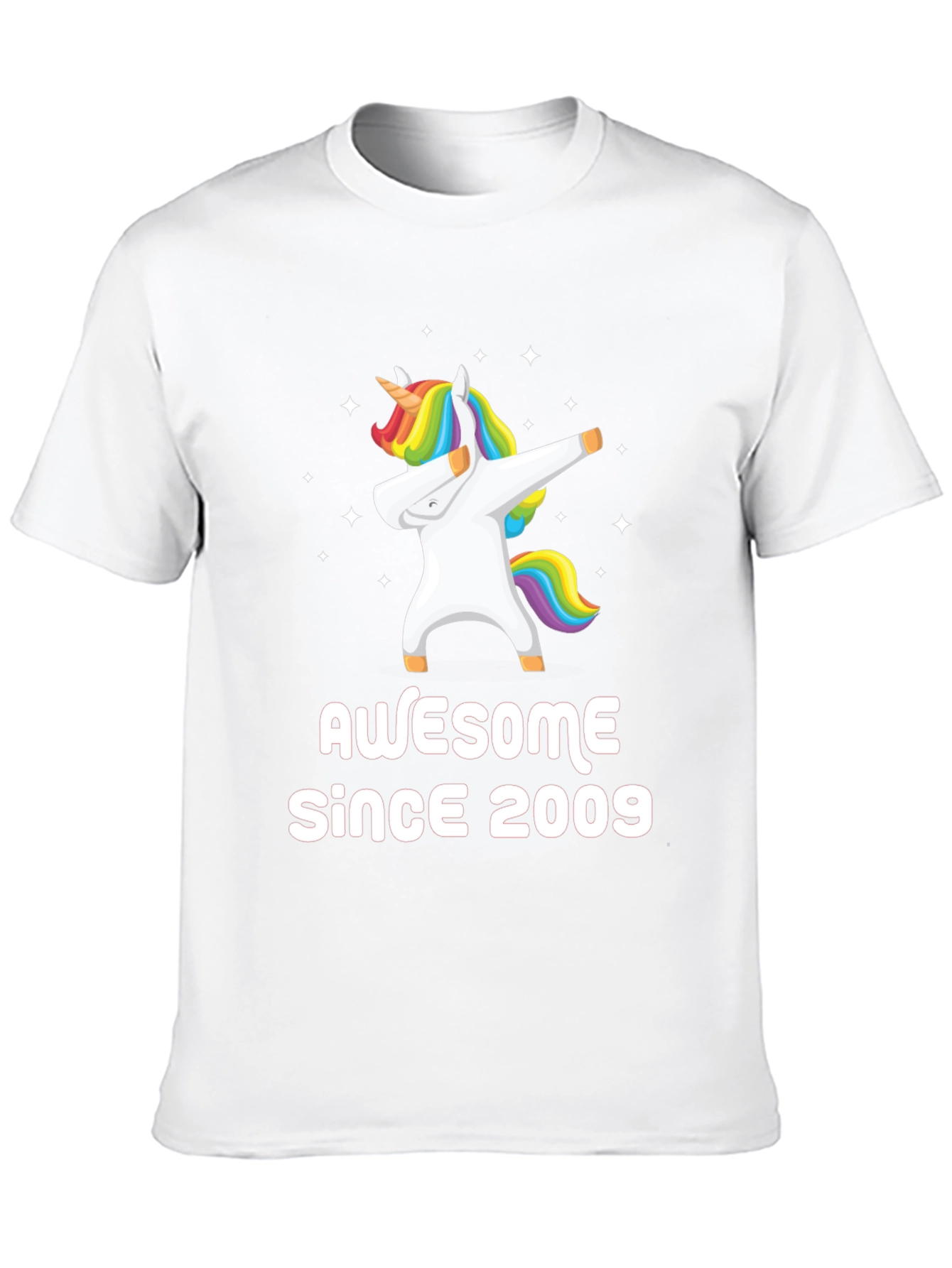 Awesome Since 2009 Unicorn Dabbing T-Shirt