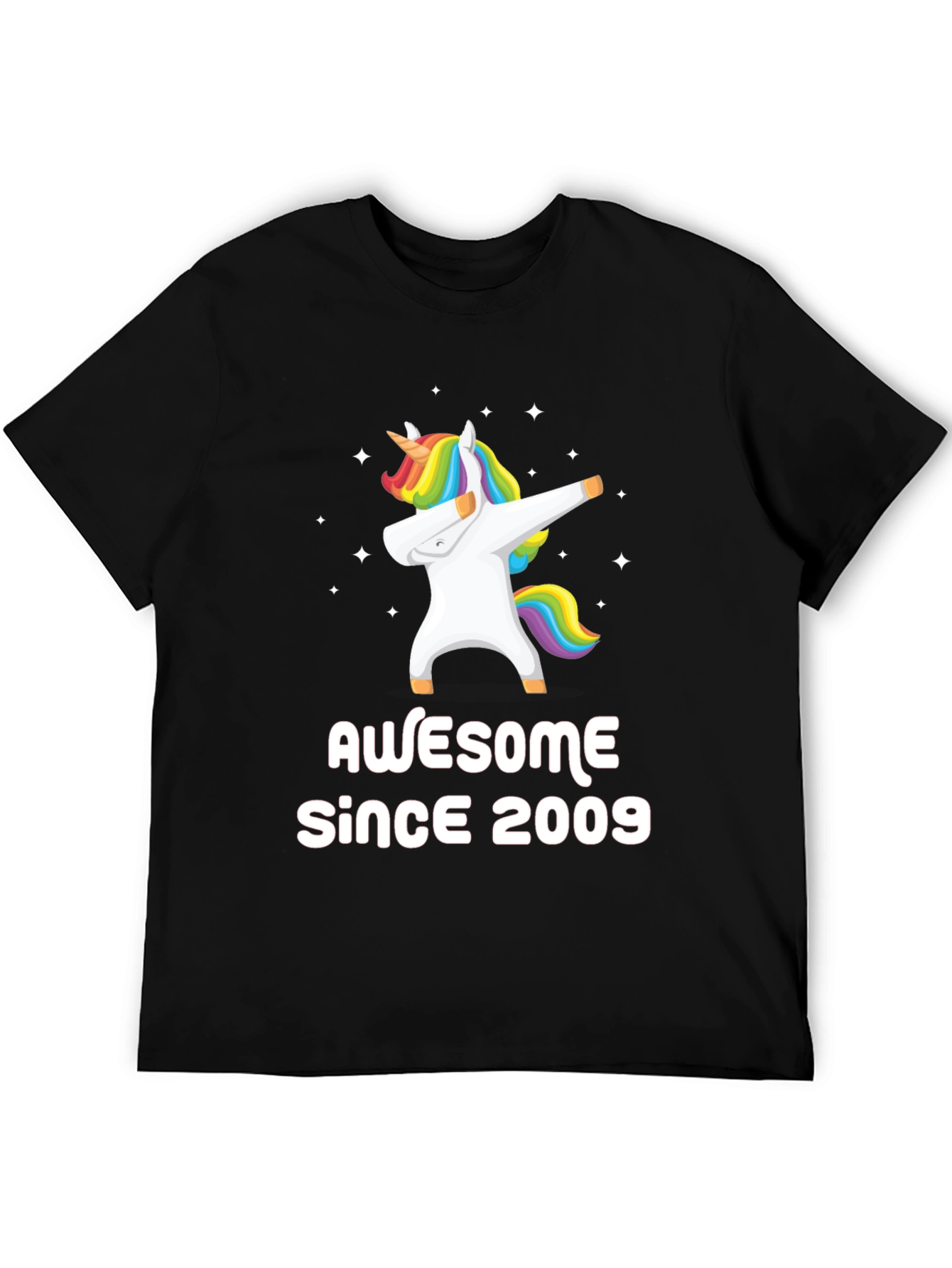 Awesome Since 2009 Unicorn Dabbing T-Shirt