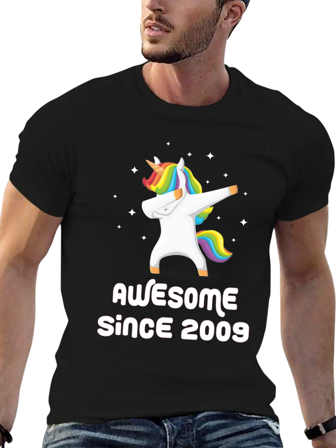 Awesome Since 2009 Unicorn Dabbing T-Shirt