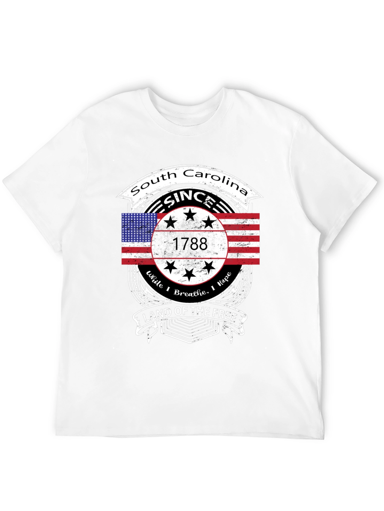 South Carolina Since 1788 Black T-Shirt