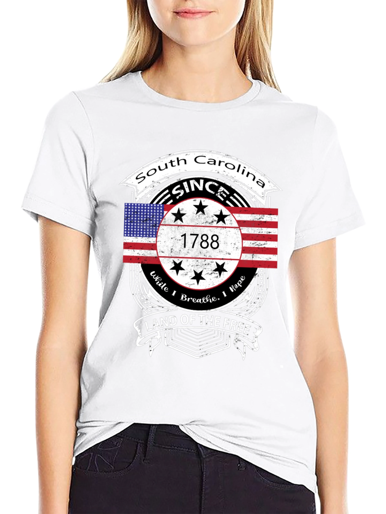 South Carolina Since 1788 Black T-Shirt