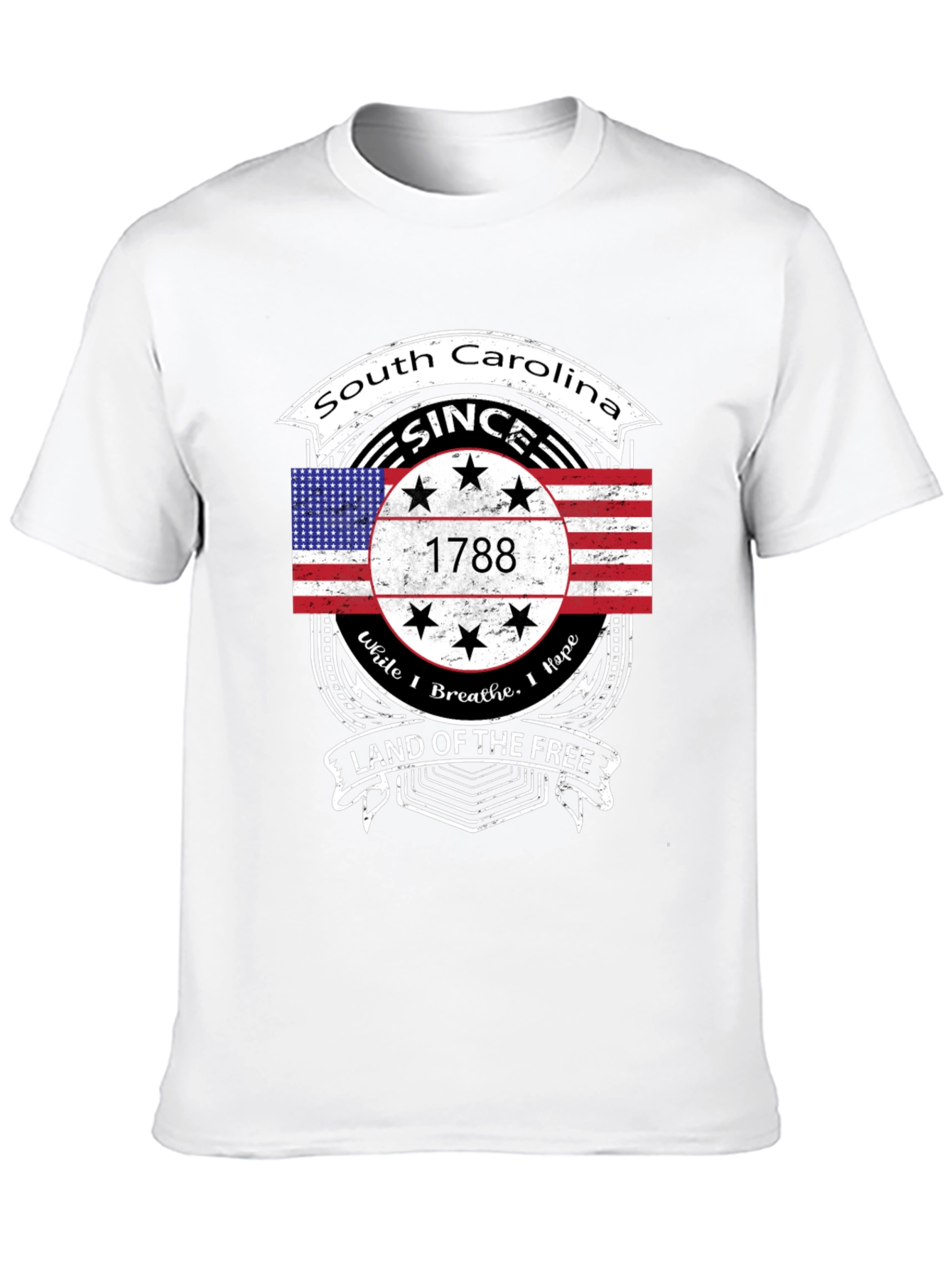South Carolina Since 1788 Black T-Shirt