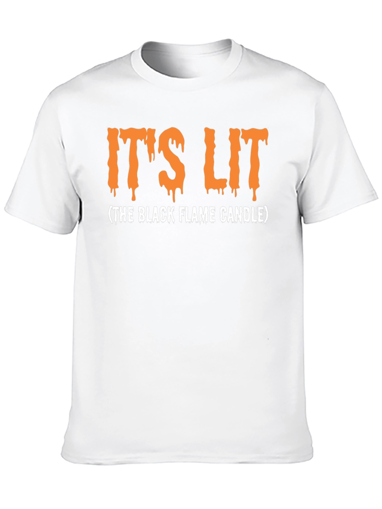 Its Lit Black Flame Candle Graphic Tee