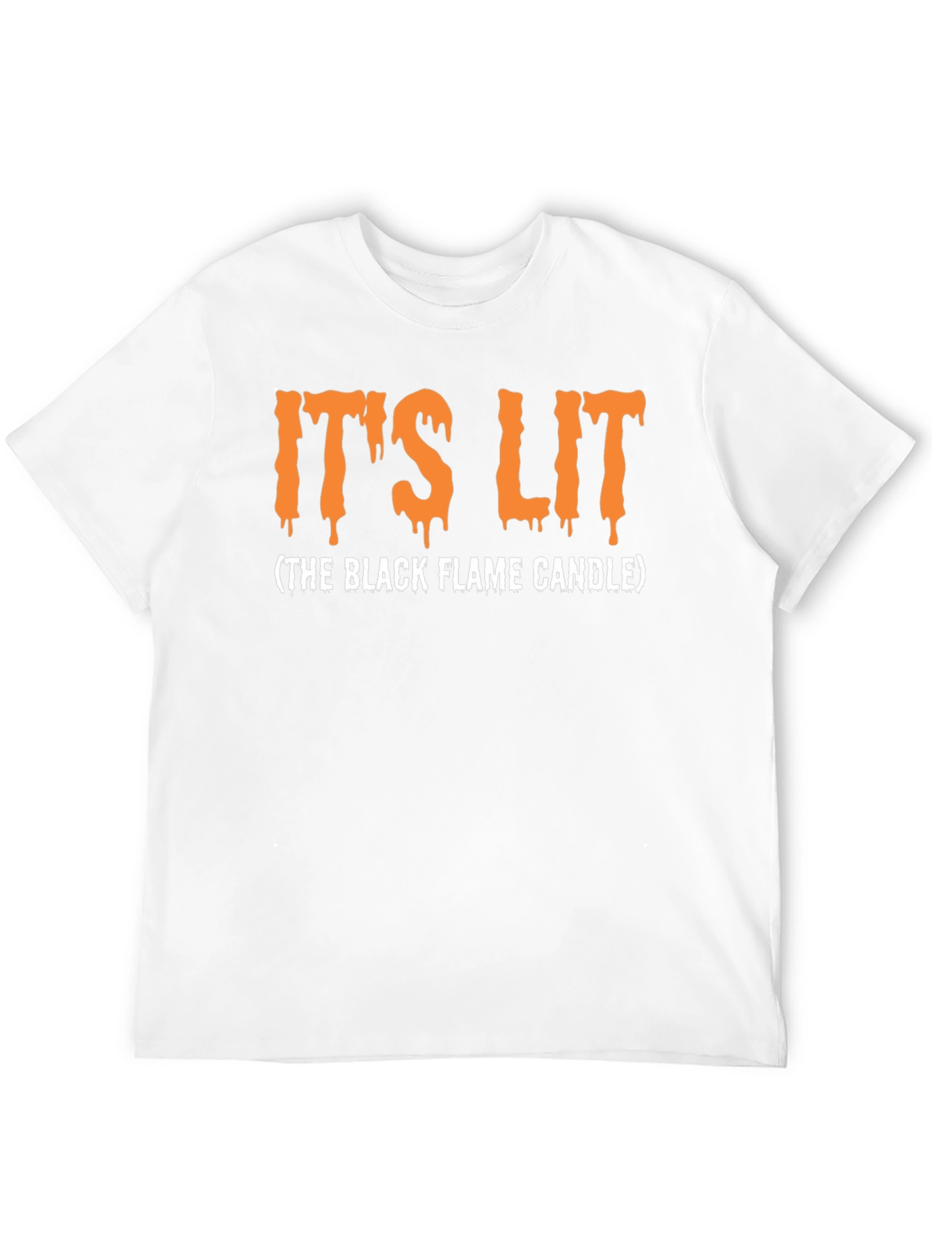 Its Lit Black Flame Candle Graphic Tee