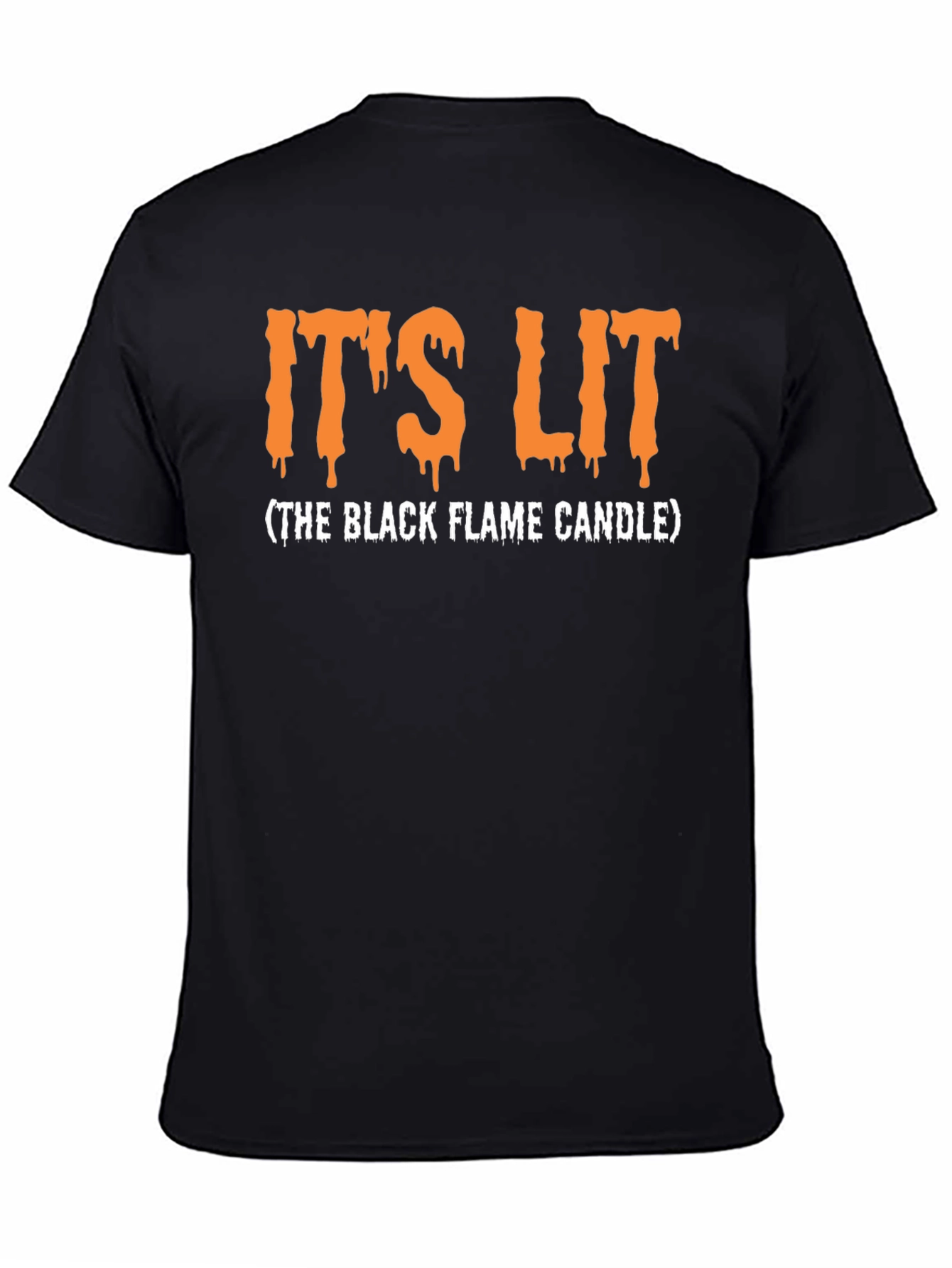Its Lit Black Flame Candle Graphic Tee
