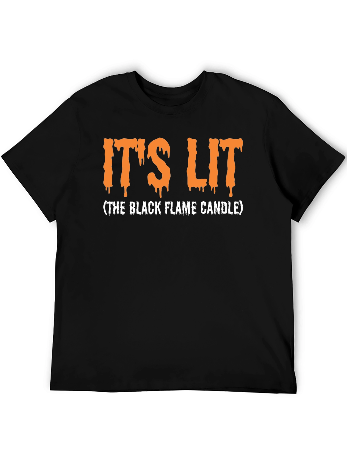 Its Lit Black Flame Candle Graphic Tee