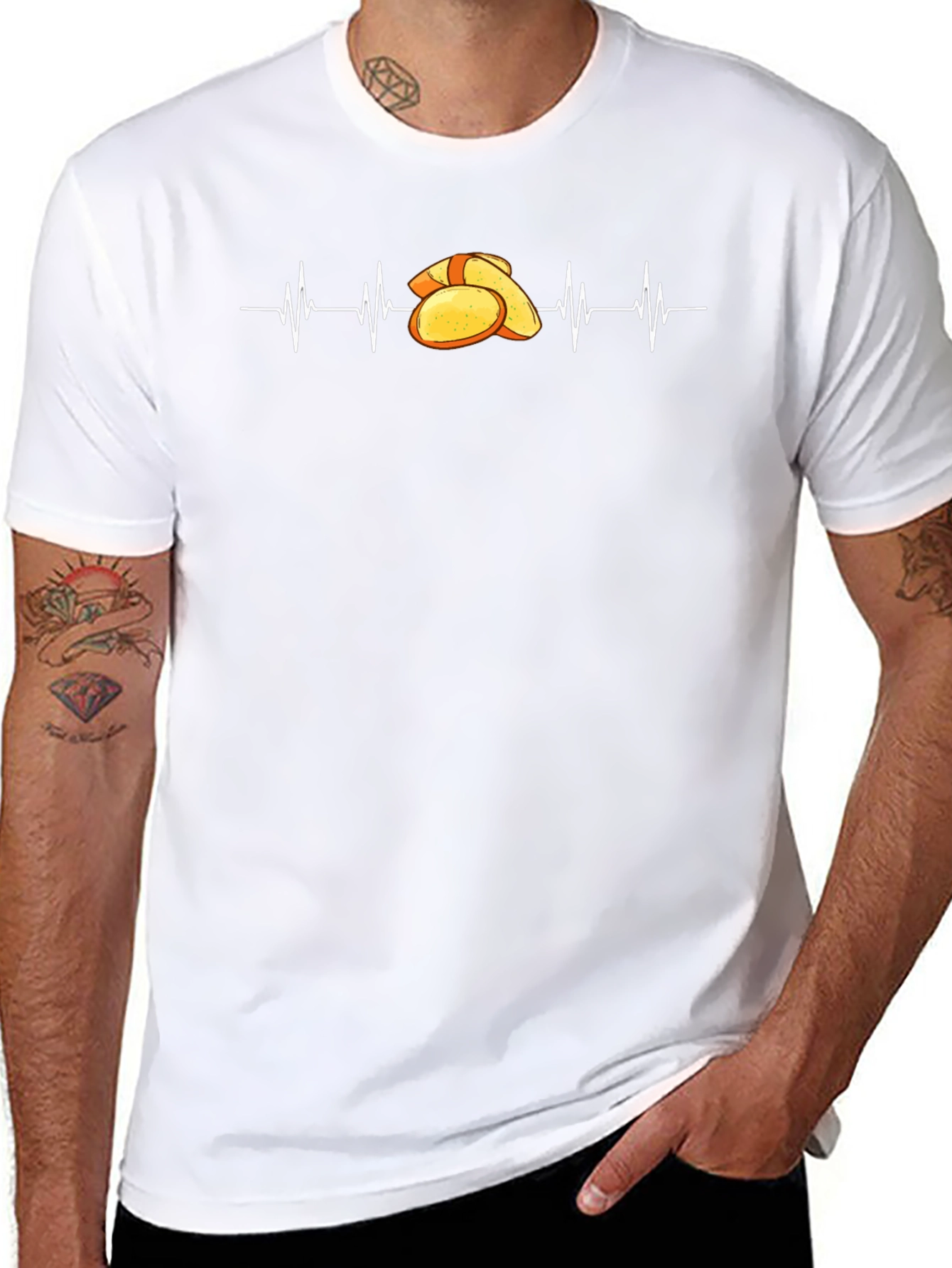 Potato Lover T-Shirt - Funny Heartbeat Design