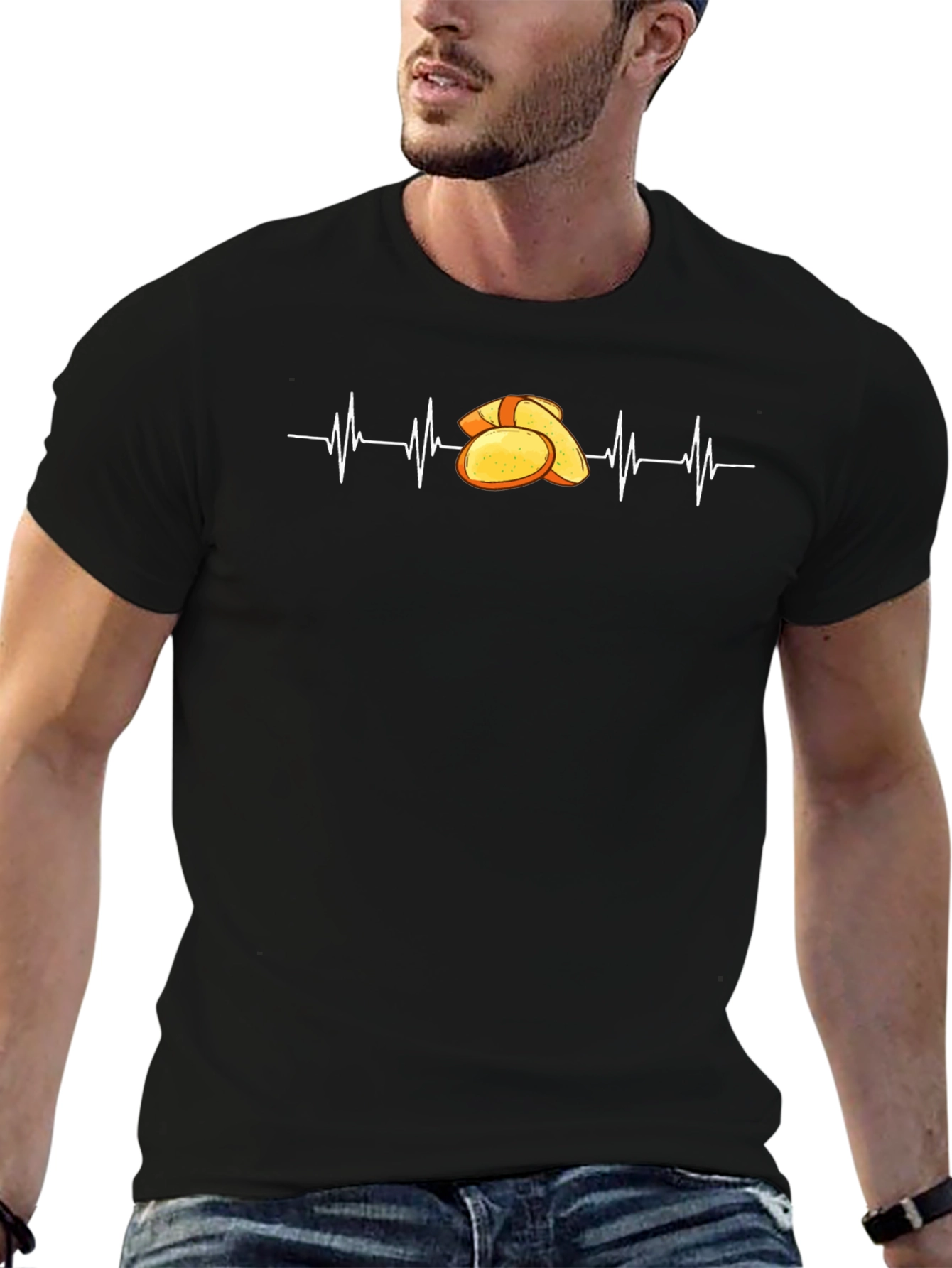 Potato Lover T-Shirt - Funny Heartbeat Design
