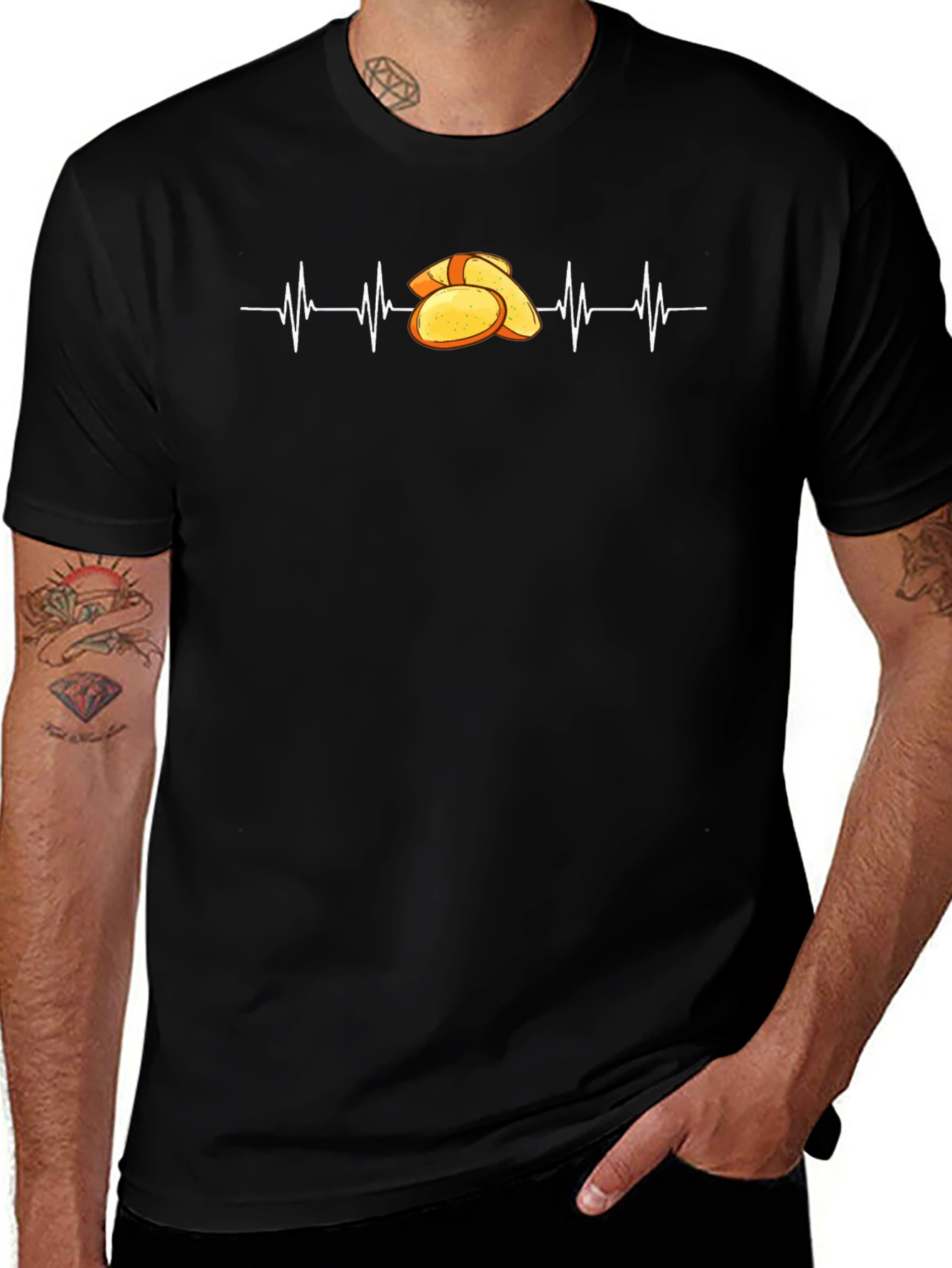 Potato Lover T-Shirt - Funny Heartbeat Design
