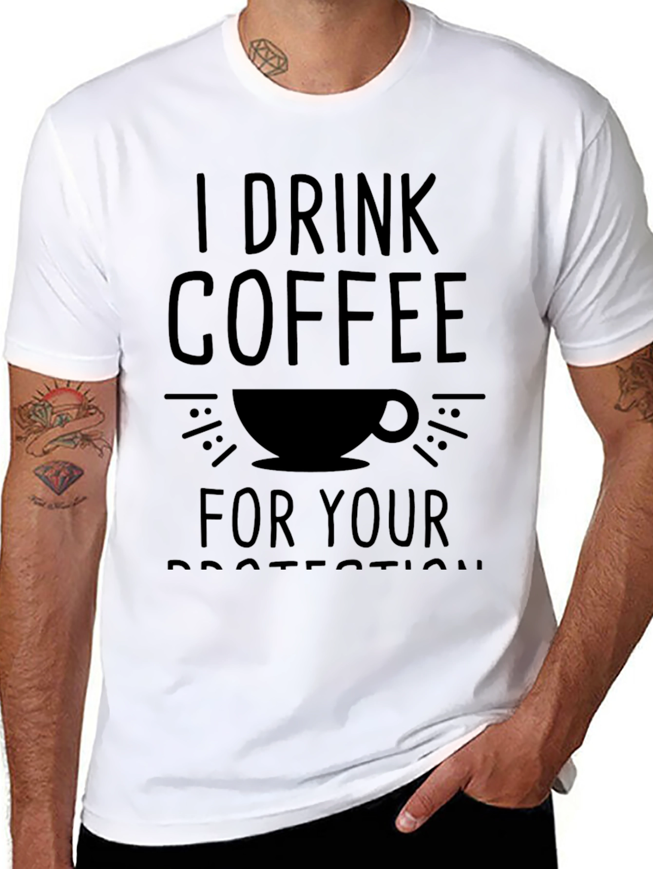 Coffee Drinker Protection T-Shirt