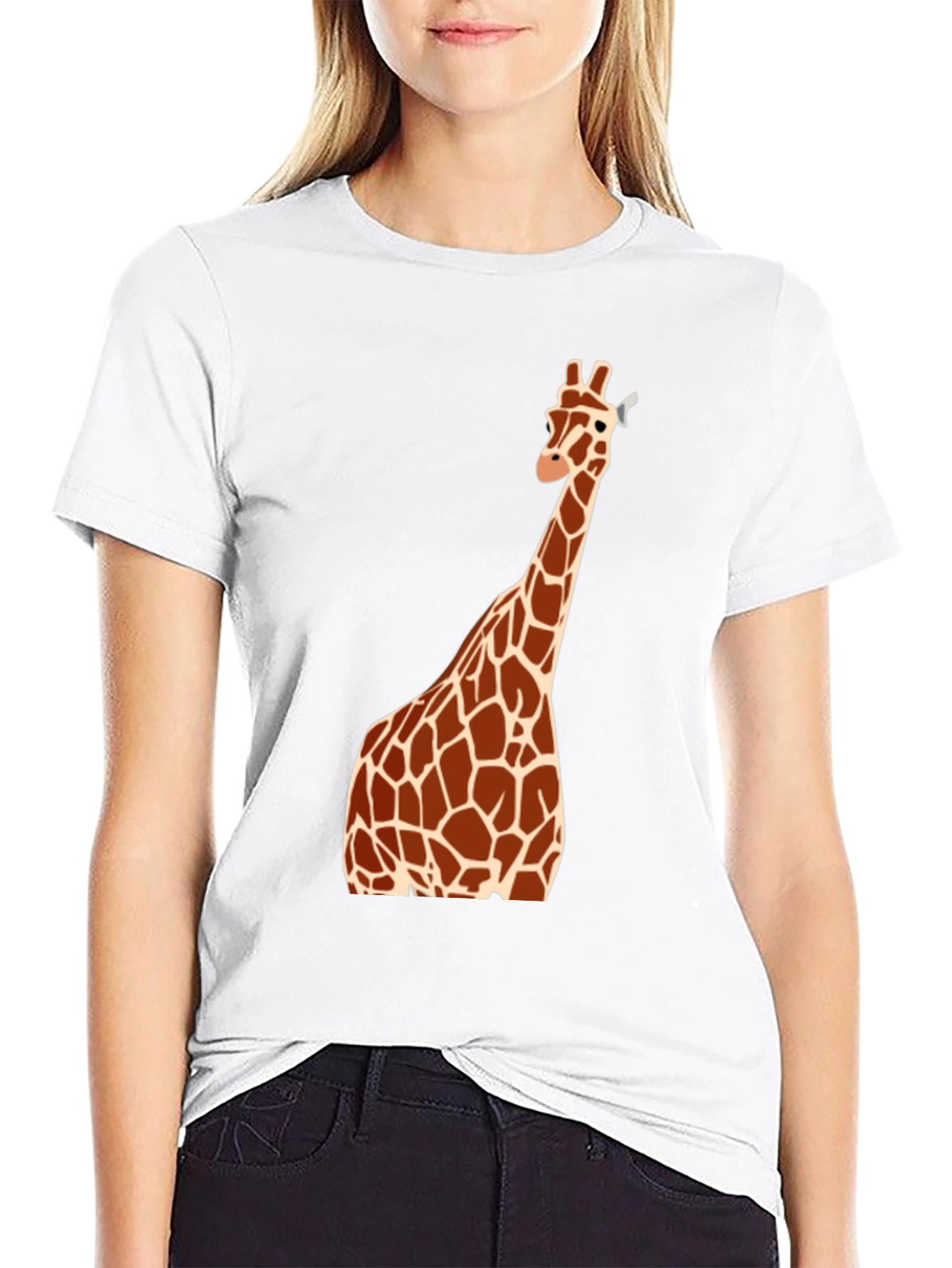 Giraffe Graphic Tee - Unique Animal T-Shirt