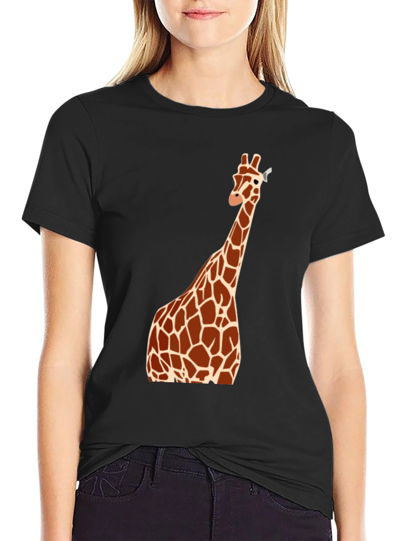 Giraffe Graphic Tee - Unique Animal T-Shirt