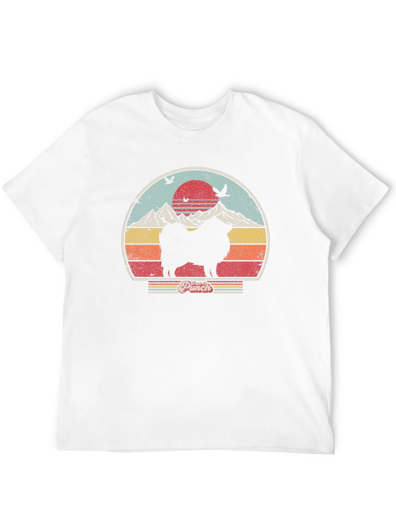 Retro Spitz Silhouette T-Shirt