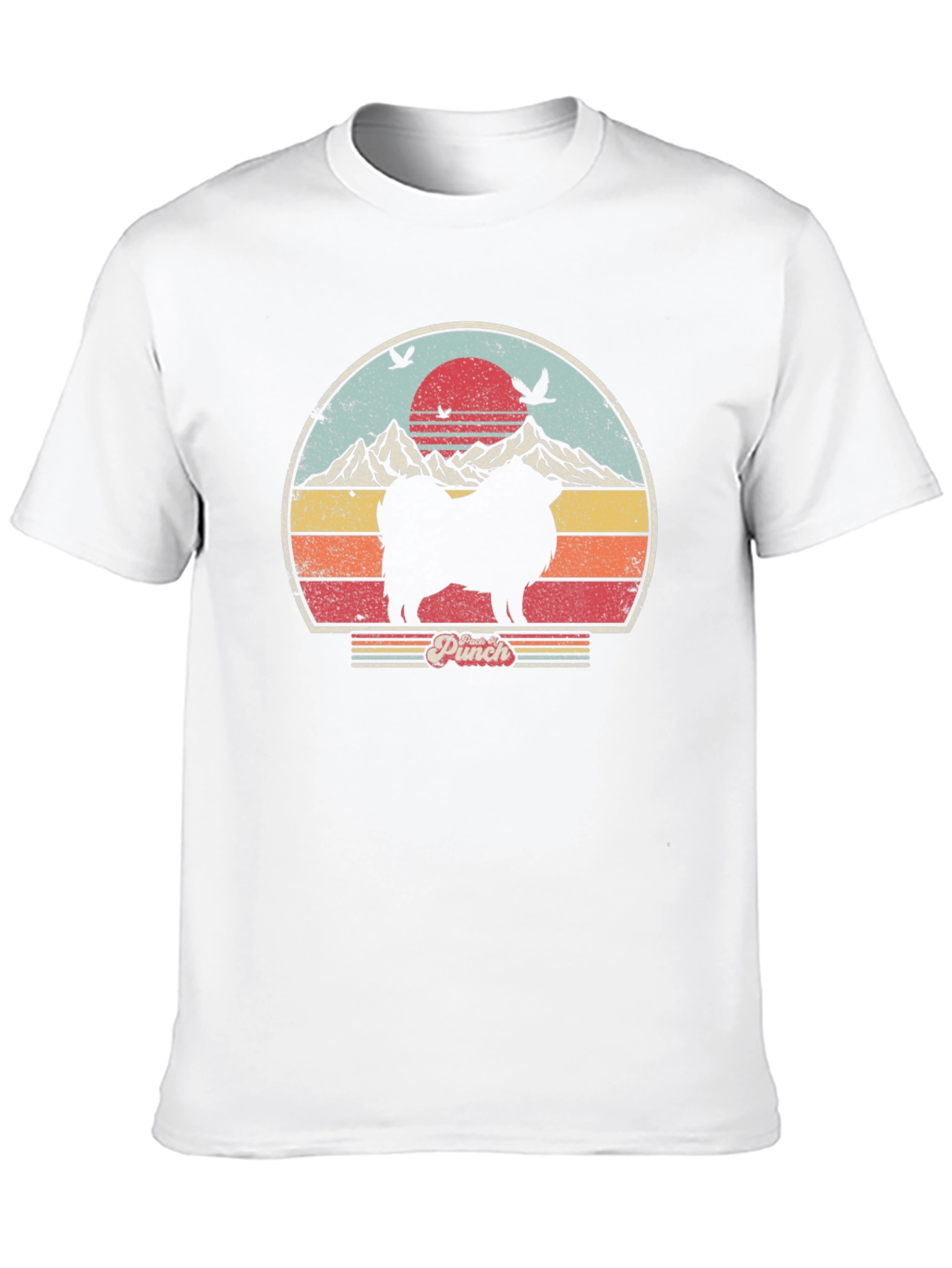 Retro Spitz Silhouette T-Shirt
