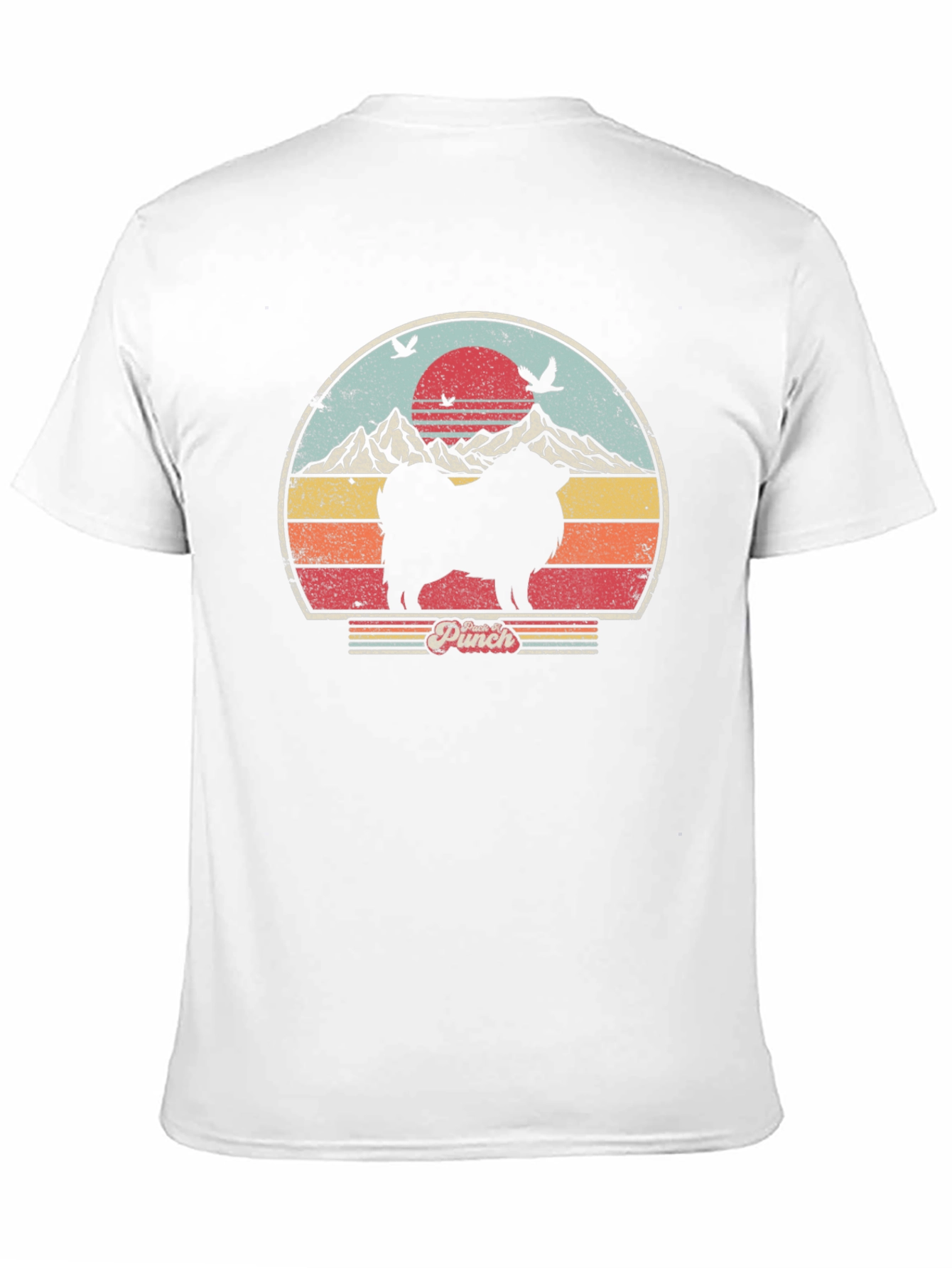 Retro Spitz Silhouette T-Shirt