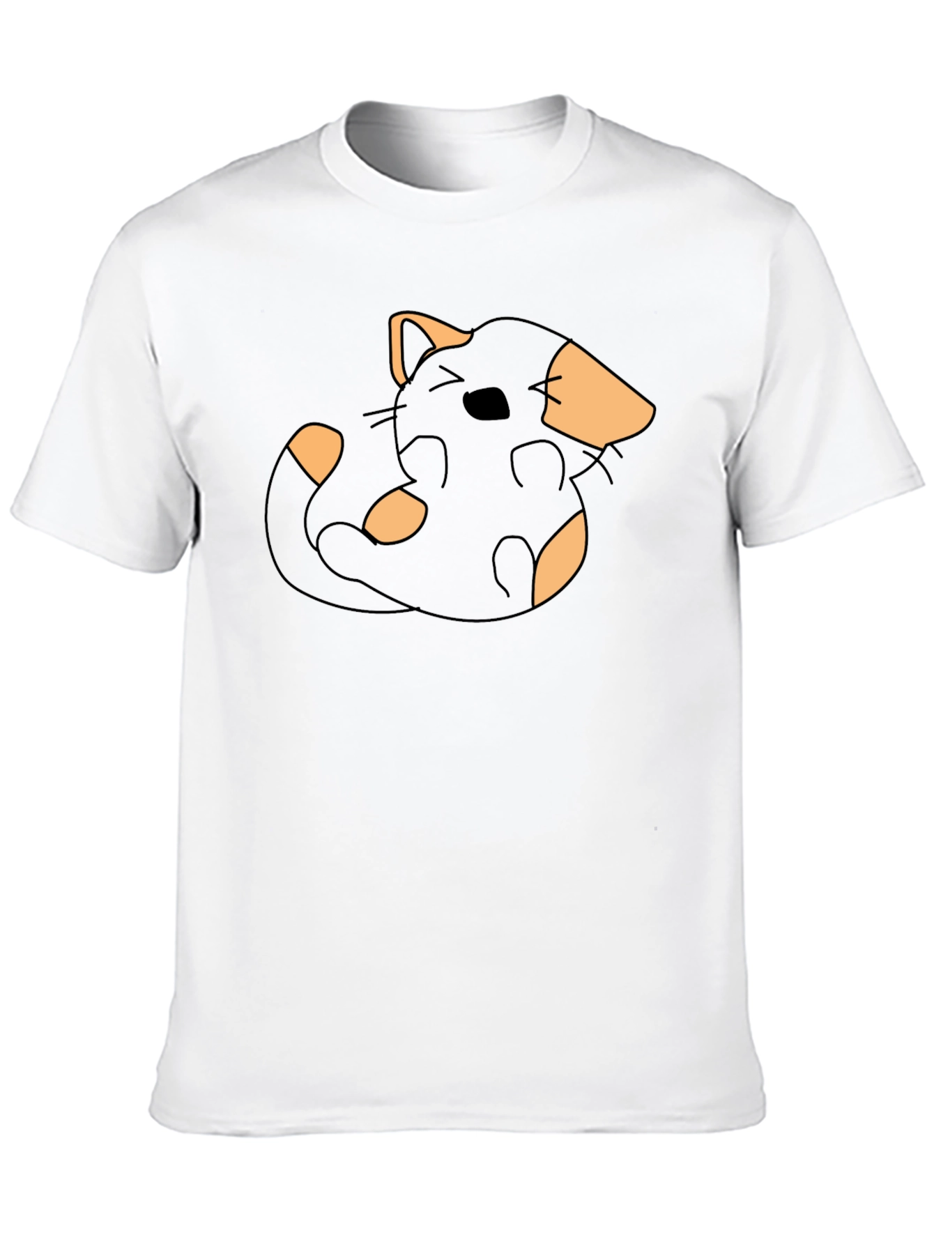 Black Cat Graphic Tee - Unique Design