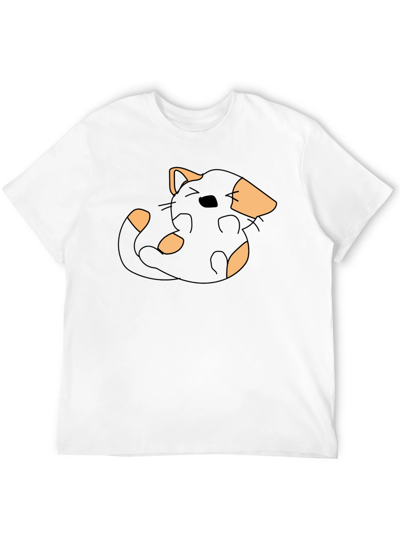 Black Cat Graphic Tee - Unique Design