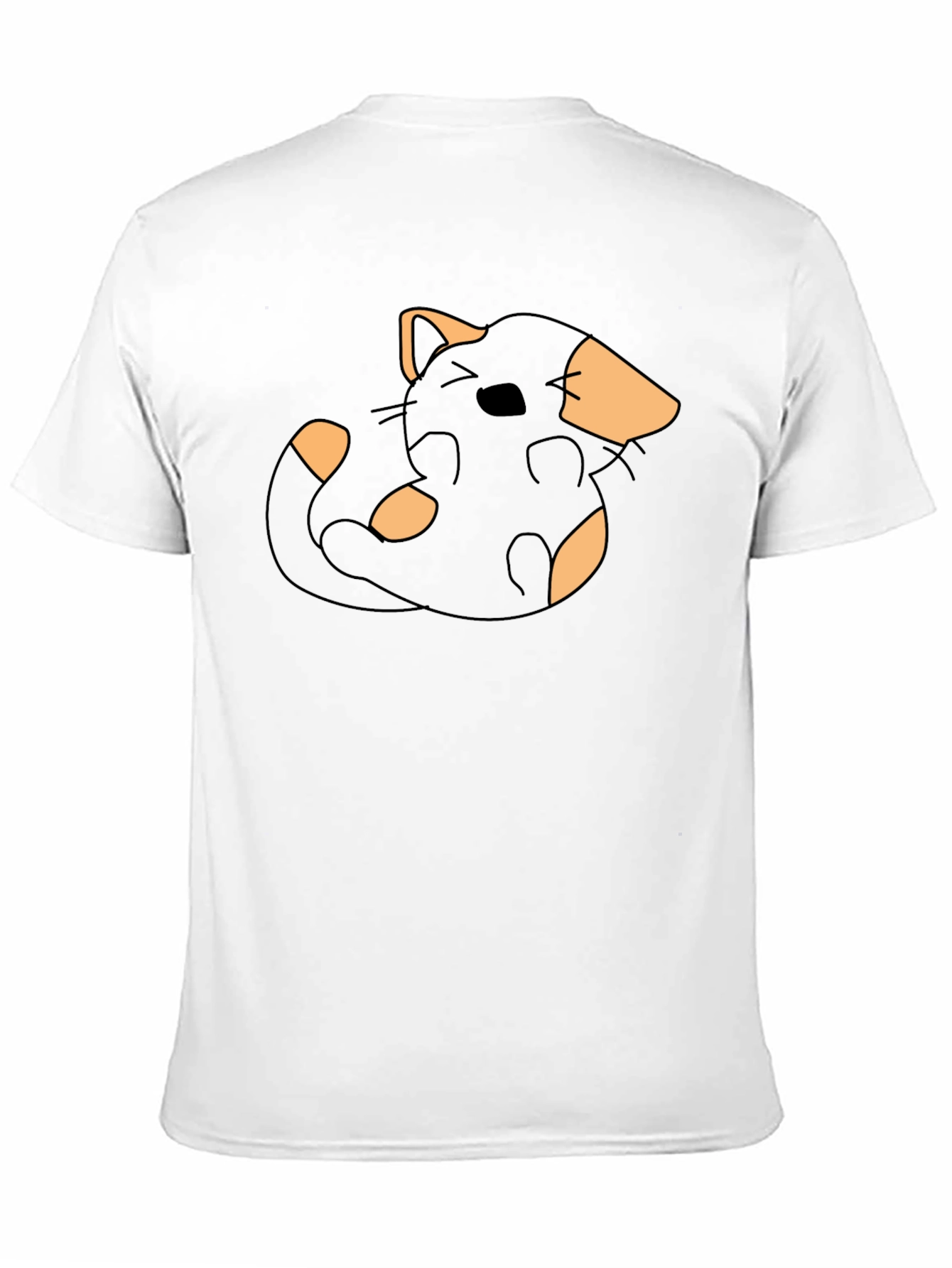 Black Cat Graphic Tee - Unique Design