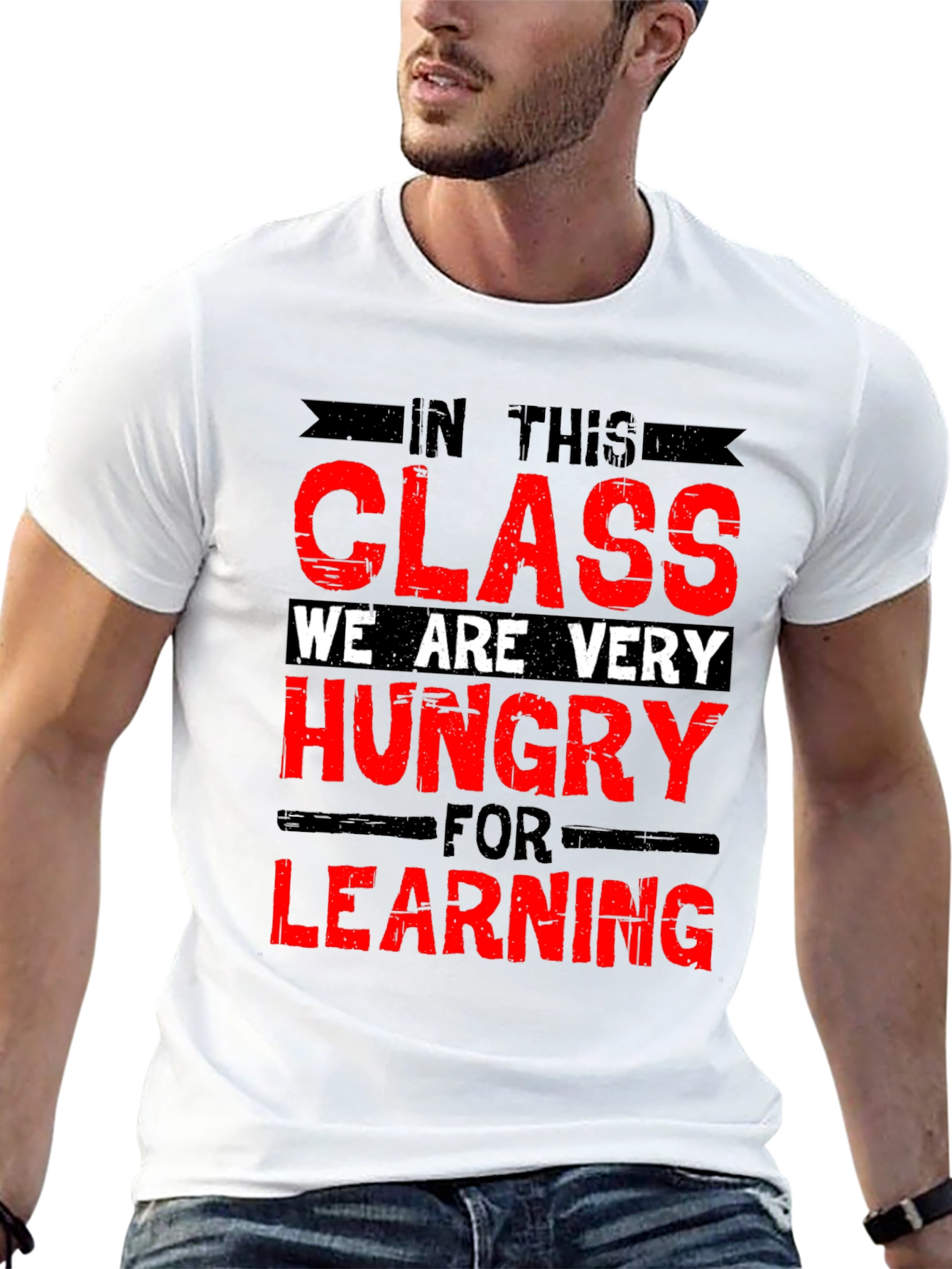 Funny Teacher T-Shirt - Hungry For Learning