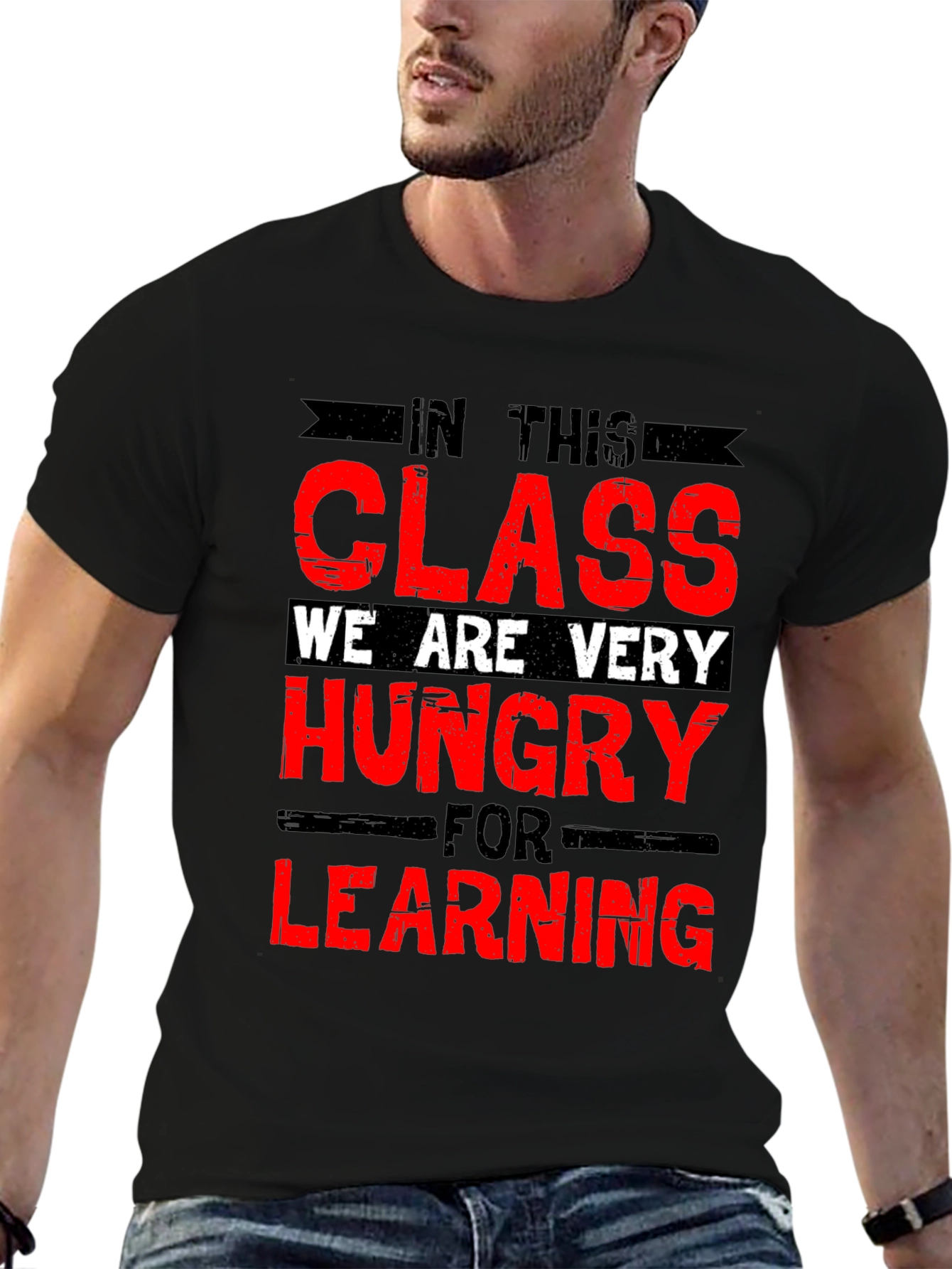 Funny Teacher T-Shirt - Hungry For Learning