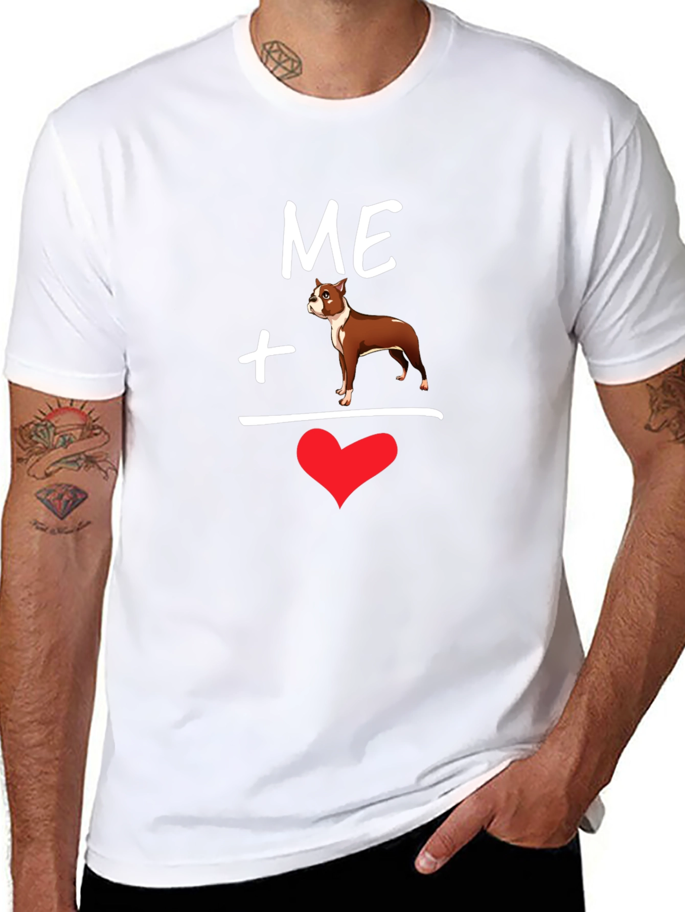 Me + Dog = Love Graphic Tee