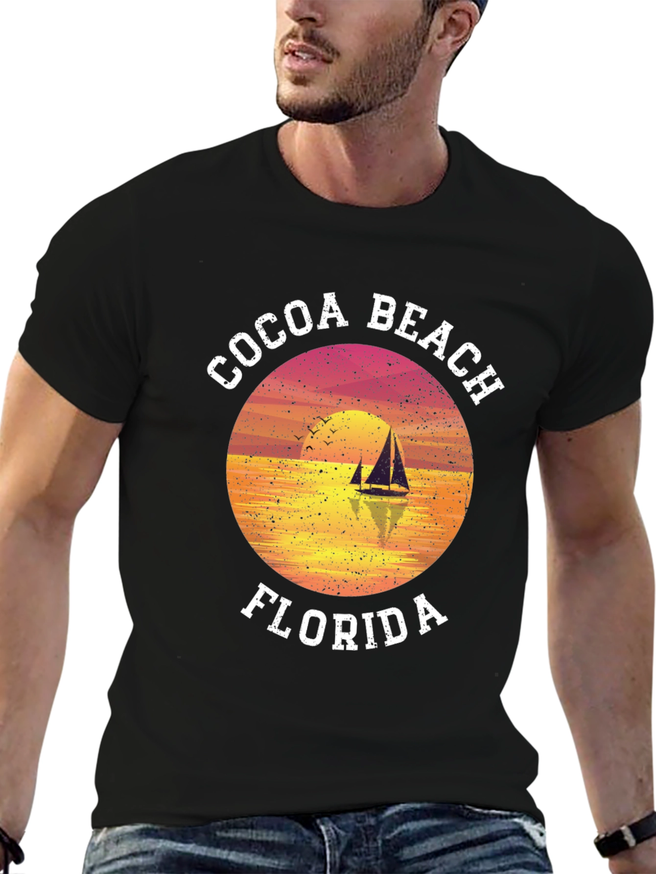 Cocoa Beach Florida Sunset T-Shirt