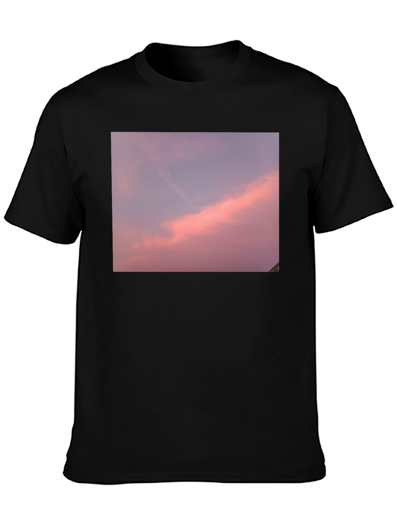 Sunset Sky Graphic Tee - Black