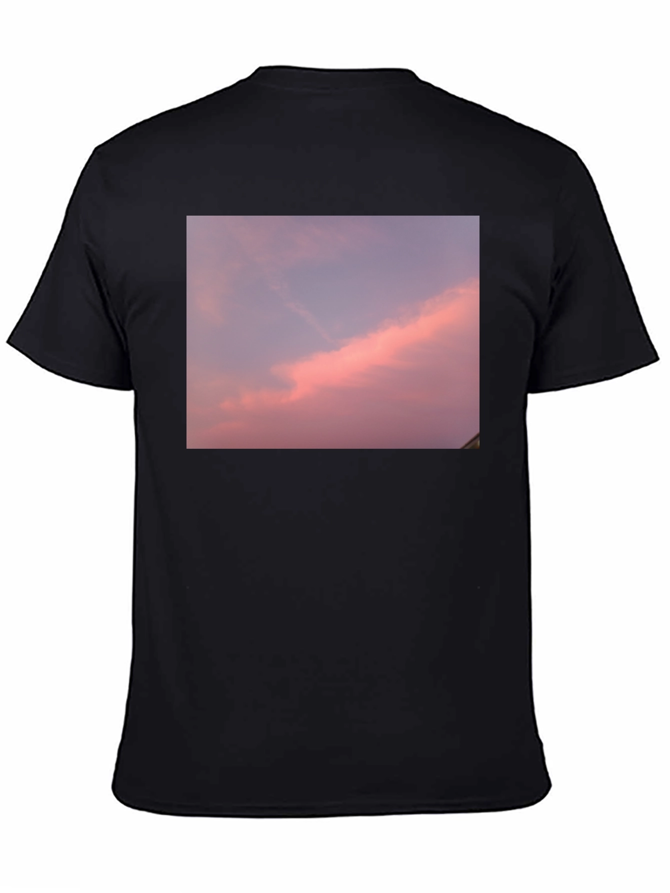Sunset Sky Graphic Tee - Black