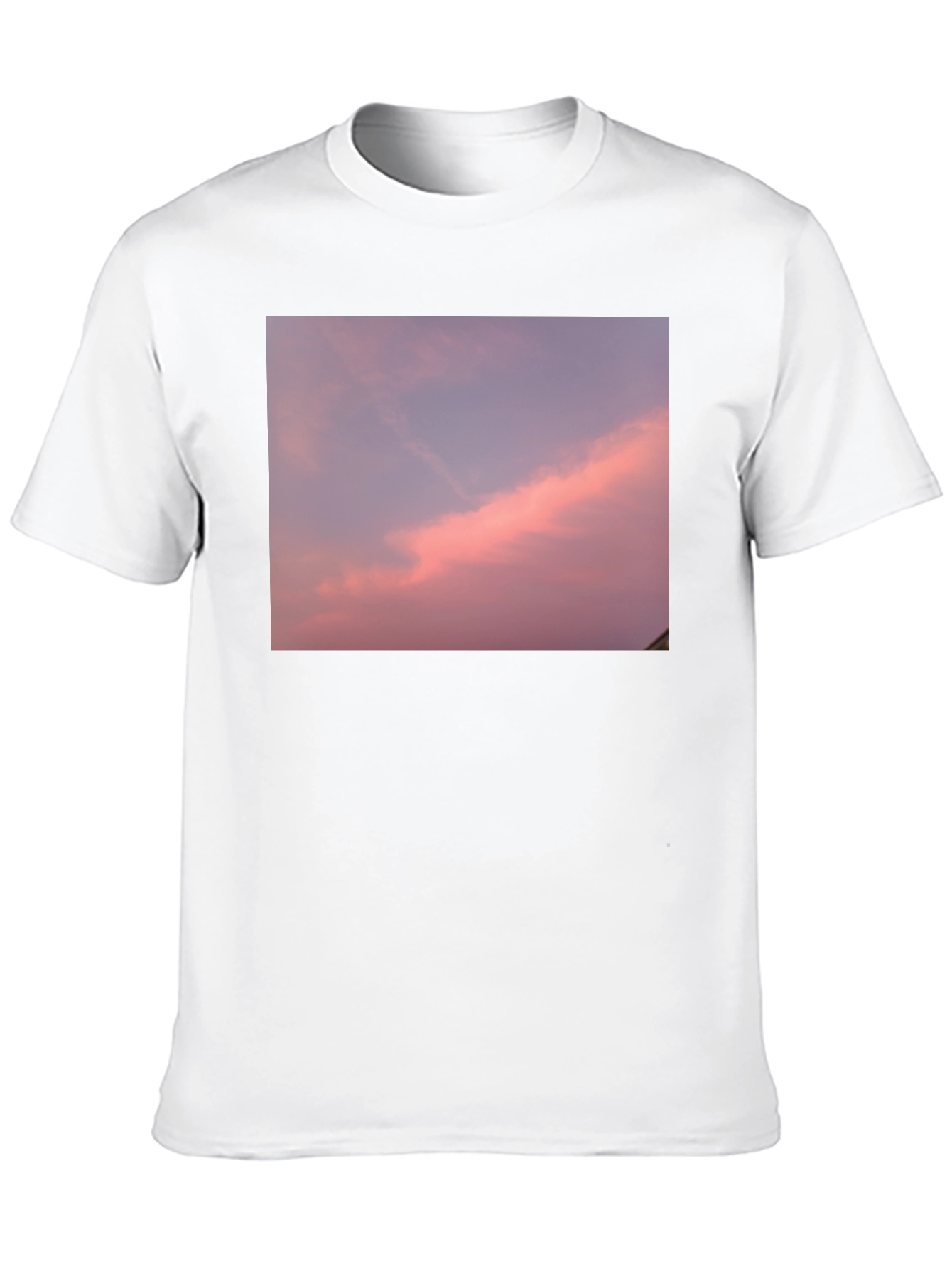Sunset Sky Graphic Tee - Black