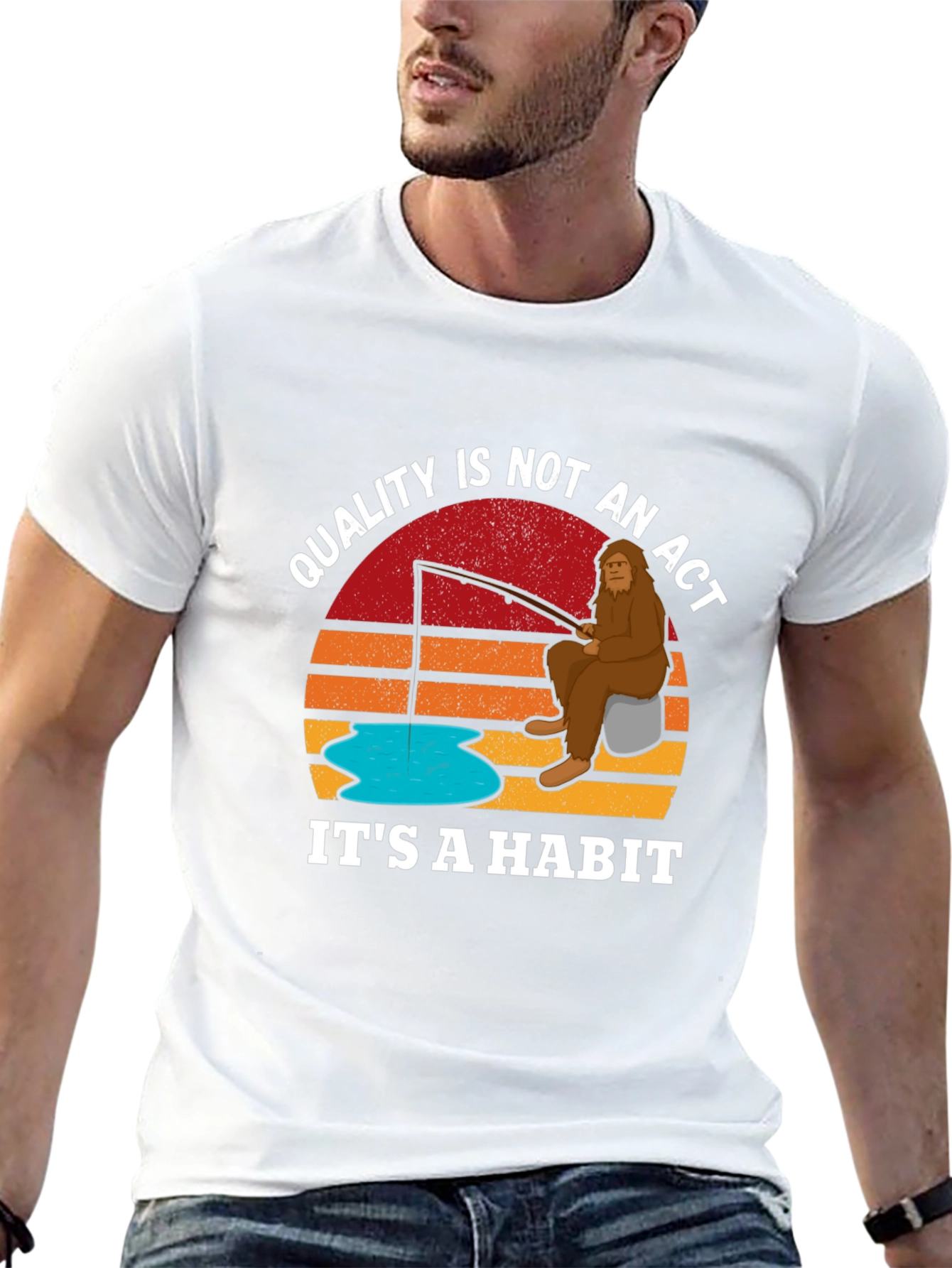 Quality is Not an Act Sasquatch T-Shirt