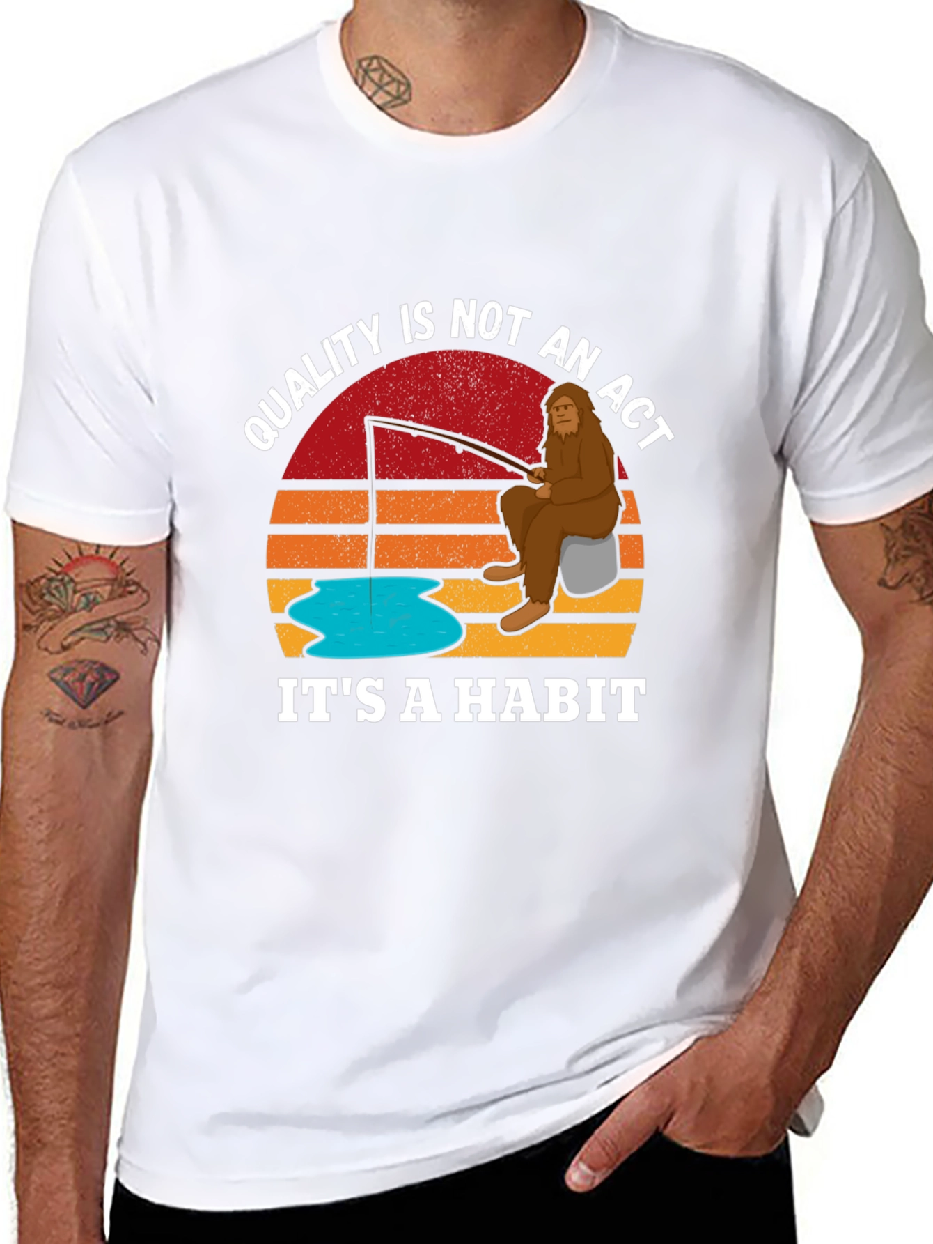 Quality is Not an Act Sasquatch T-Shirt