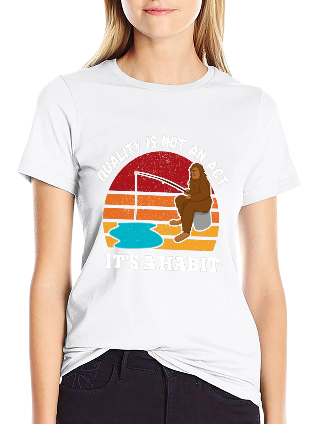 Quality is Not an Act Sasquatch T-Shirt
