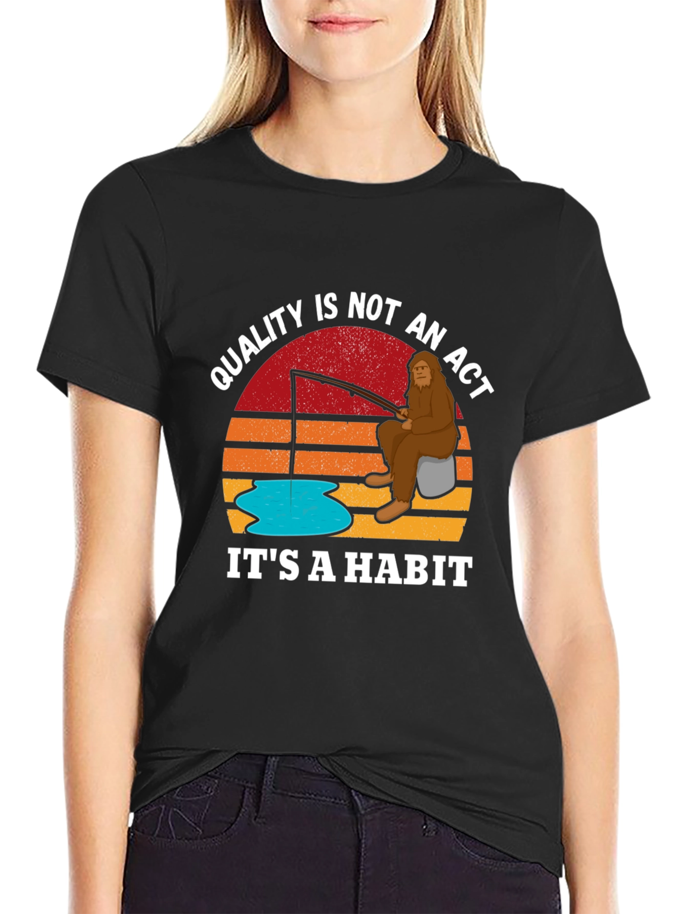 Quality is Not an Act Sasquatch T-Shirt