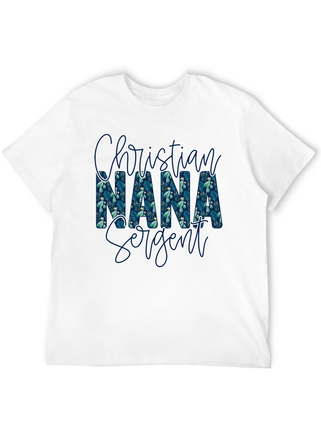 Christian Nana Sargent Floral Print T-Shirt